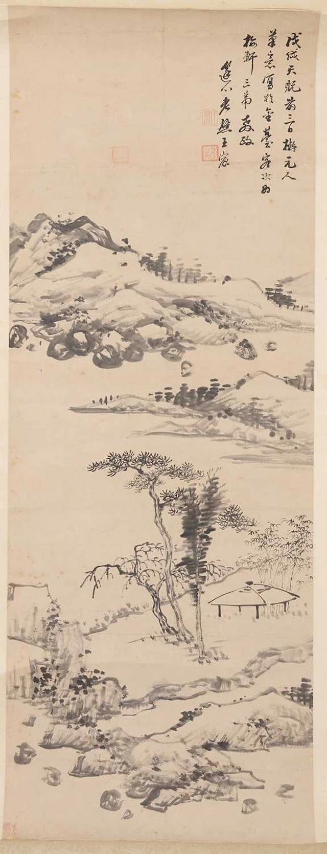 A Chinese hanging scroll 19th-20th century