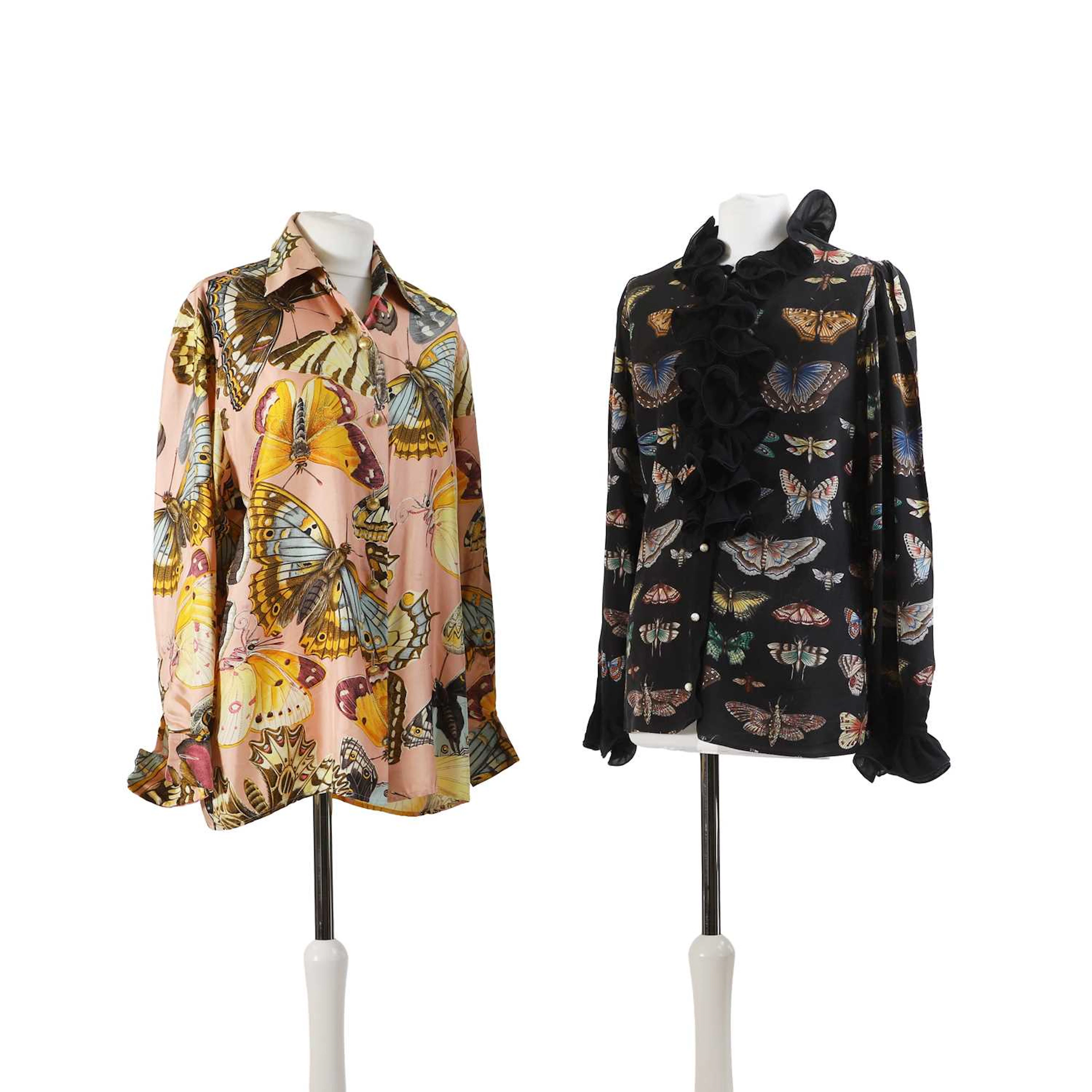 Gucci two silk blouses