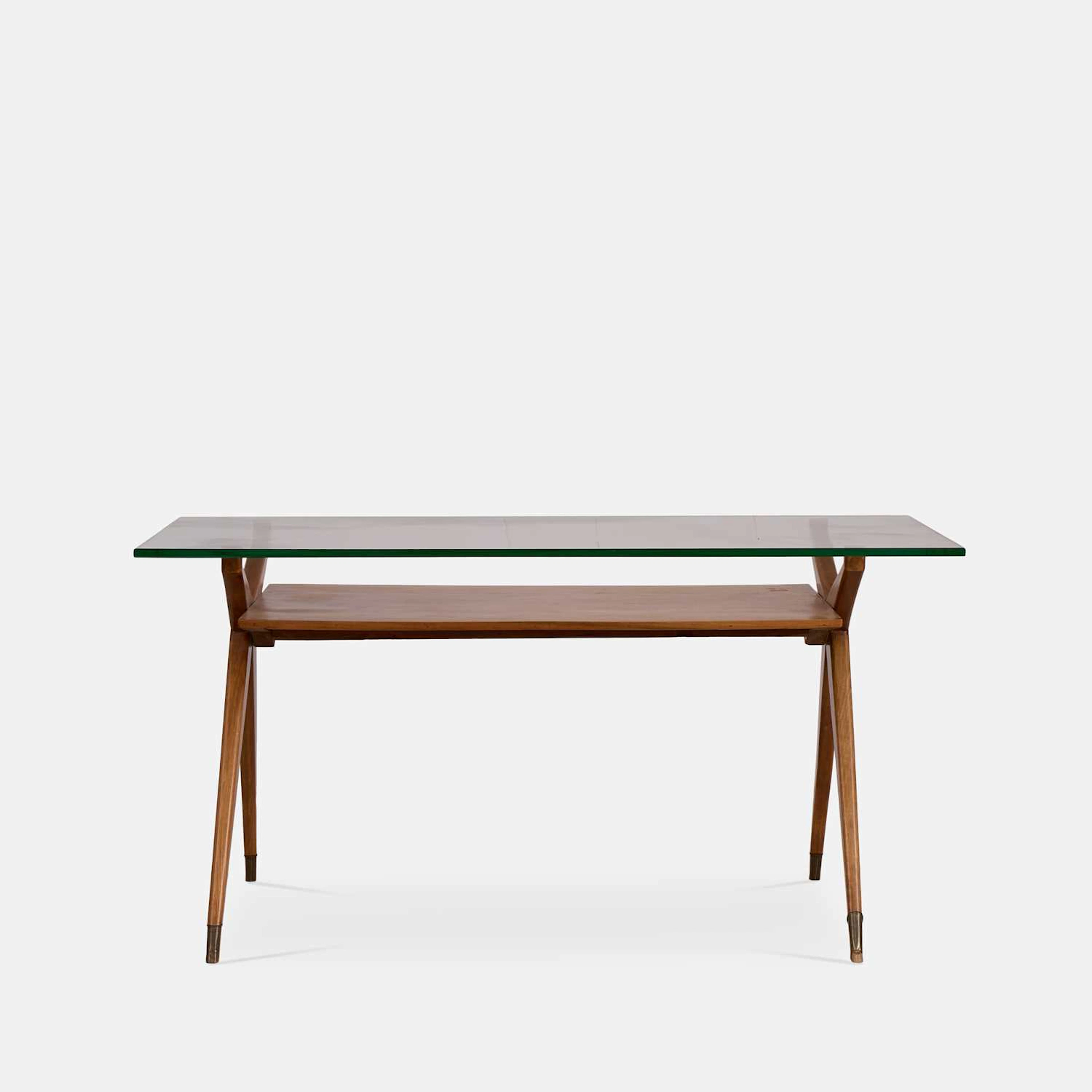 Attributed to Ulrich a walnut writing desk