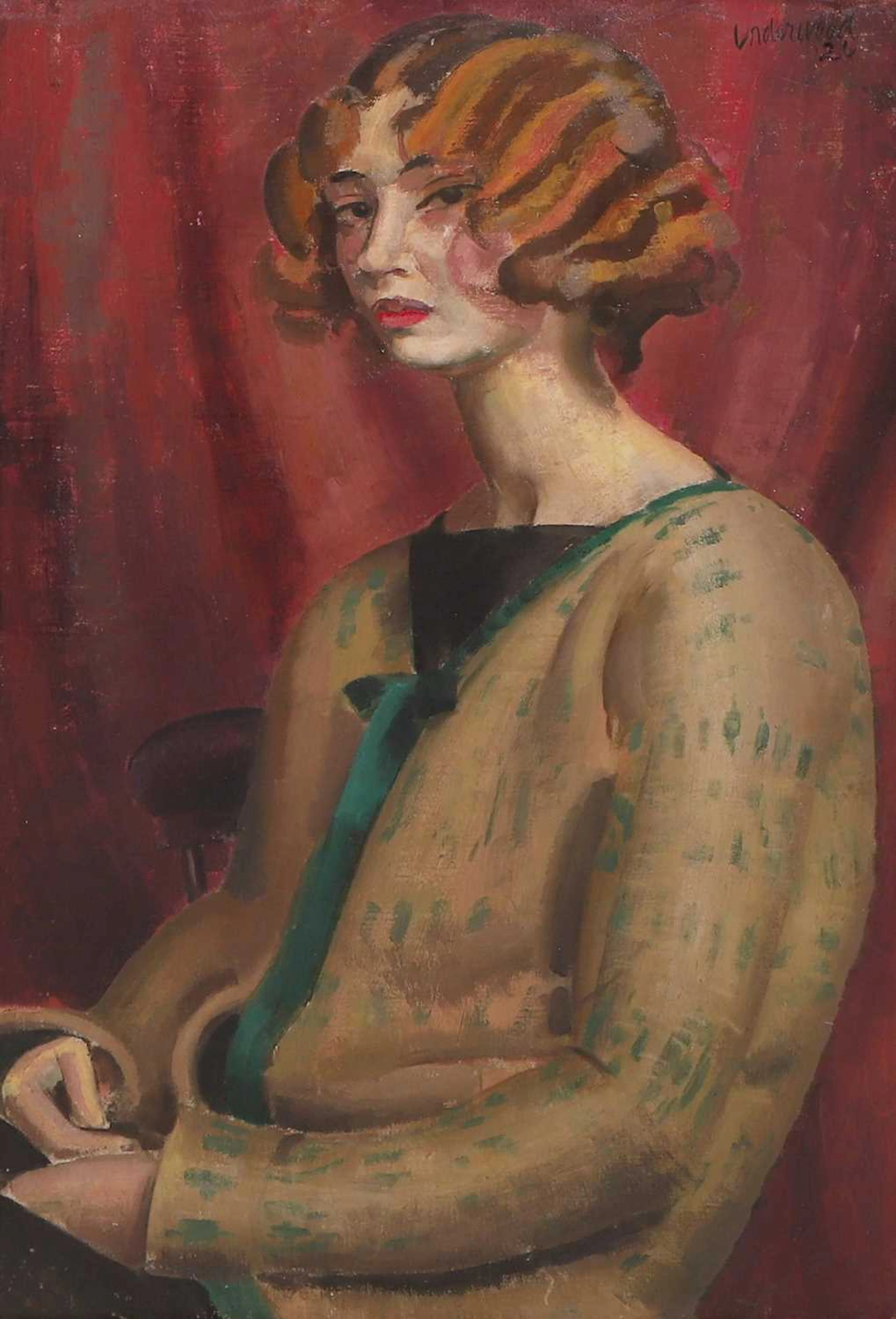 ▲ Leon Underwood (British, 1890-1975) Portrait of a woman