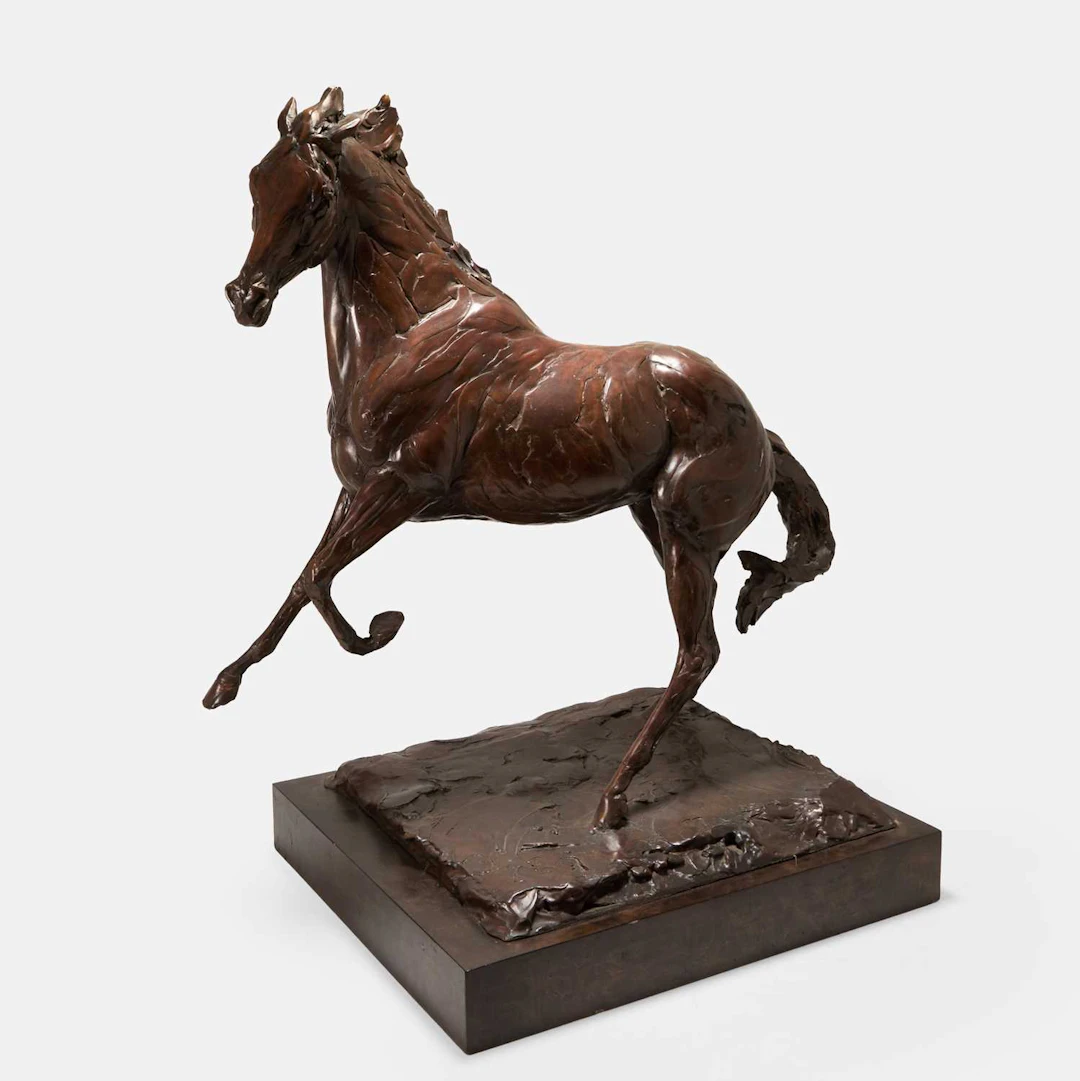 ▲ Charlie Langton (British, b.1983) 'Prancing Stallion'