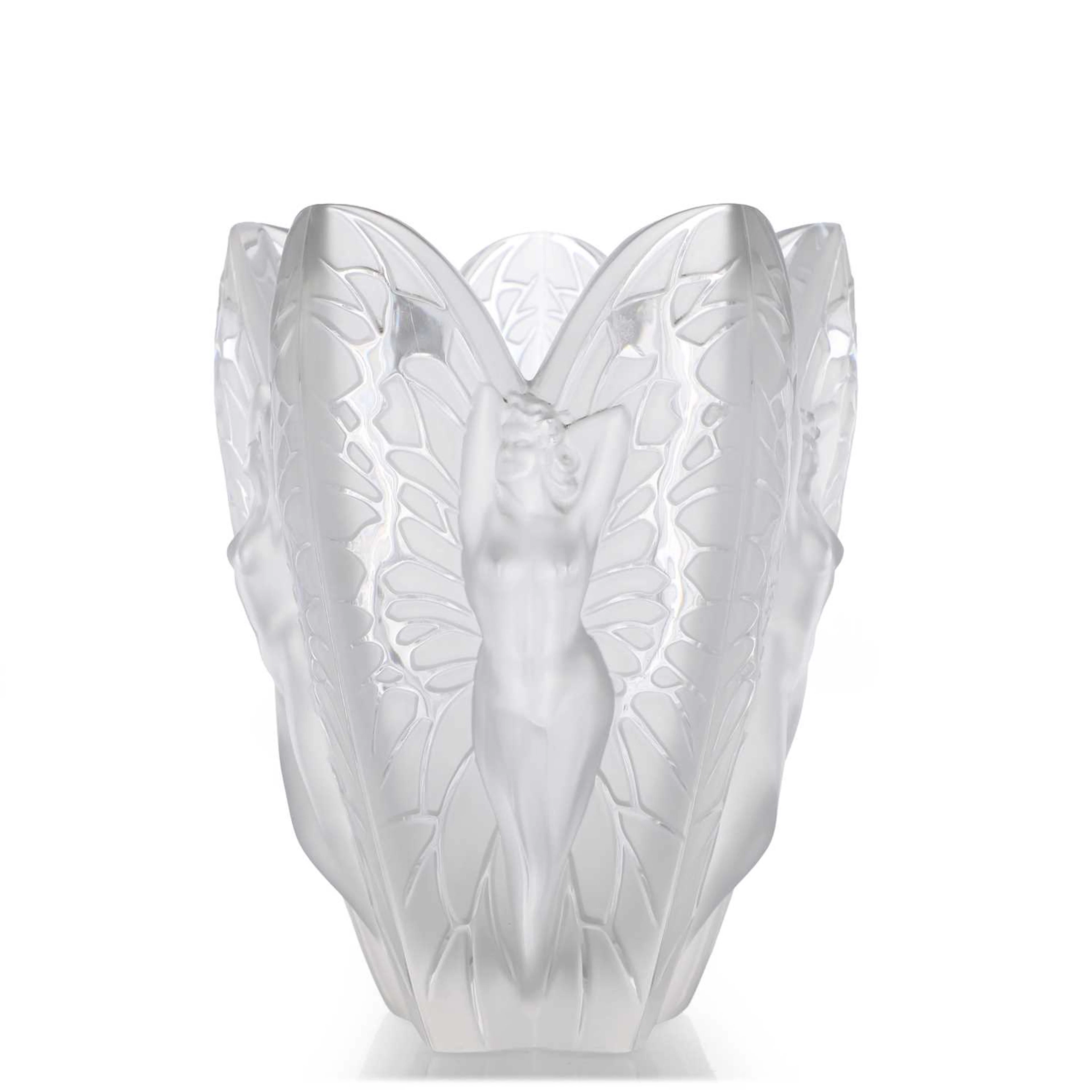 A Lalique 'Chrysalide' vase circa 2000, French