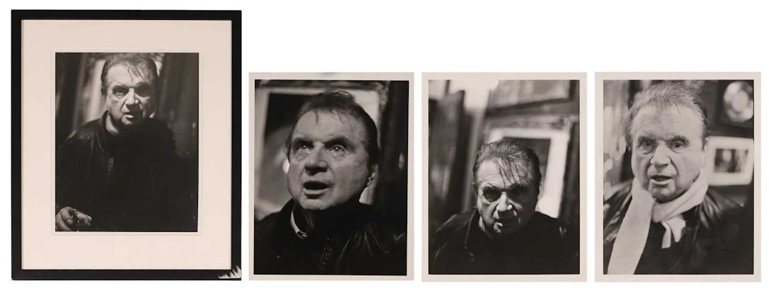 Alastair Thain (German, b.1961) Four photographs of Francis Bacon