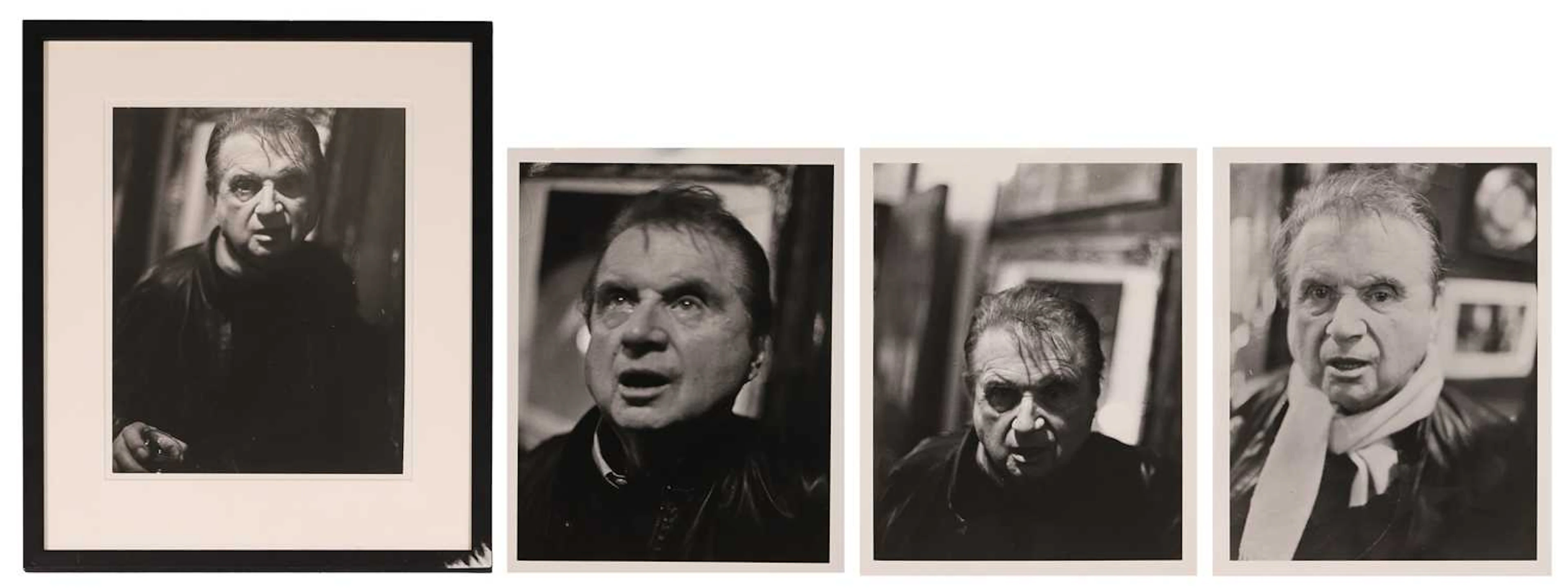 Alastair Thain (German, b.1961) Four photographs of Francis Bacon