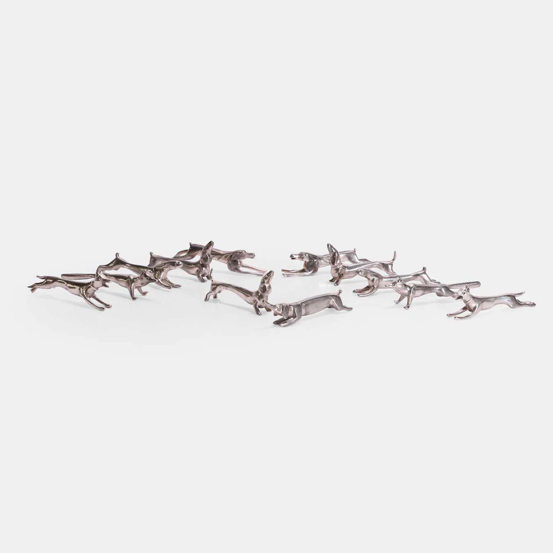WMF a group of twelve silver knife rests