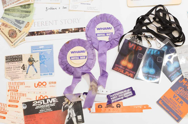 Wham! and George Michael tickets, passes and invitations including