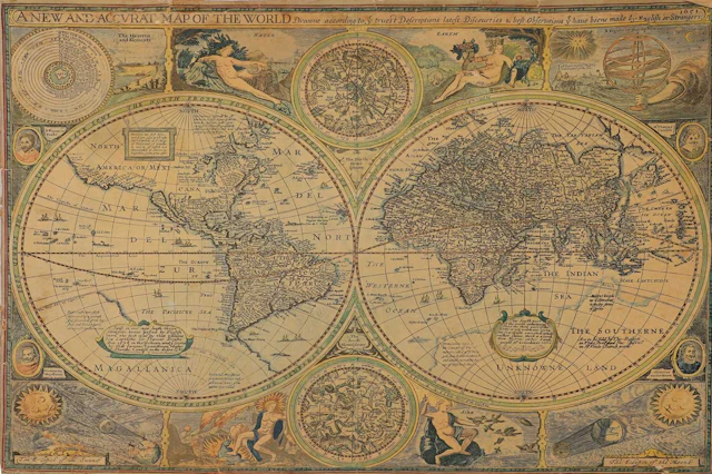 Speed, John: A New and Accurat Map of the World Drawne
