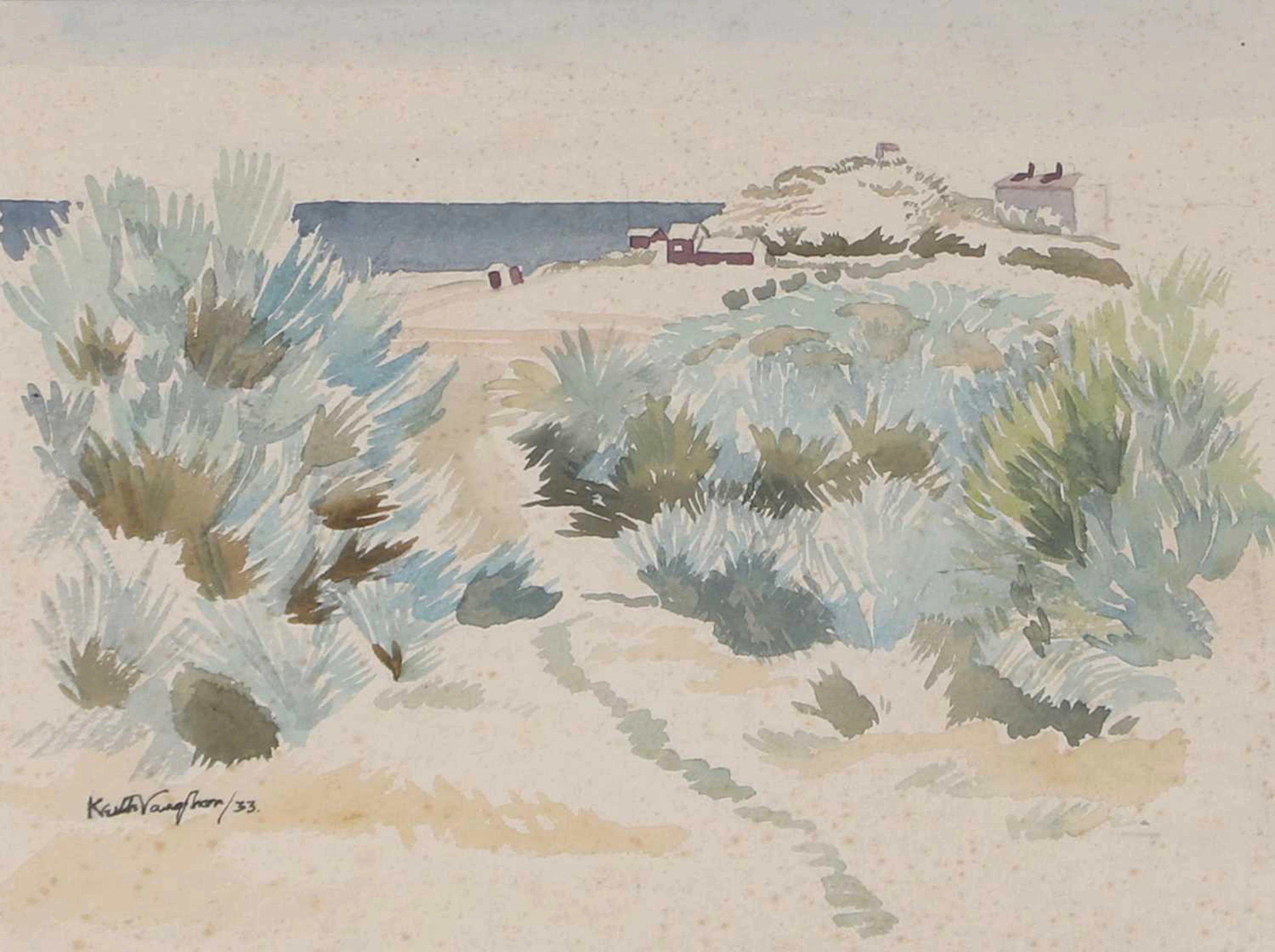 ▲ Keith Vaughan (British, 1912-1977) Beach landscape, 1933