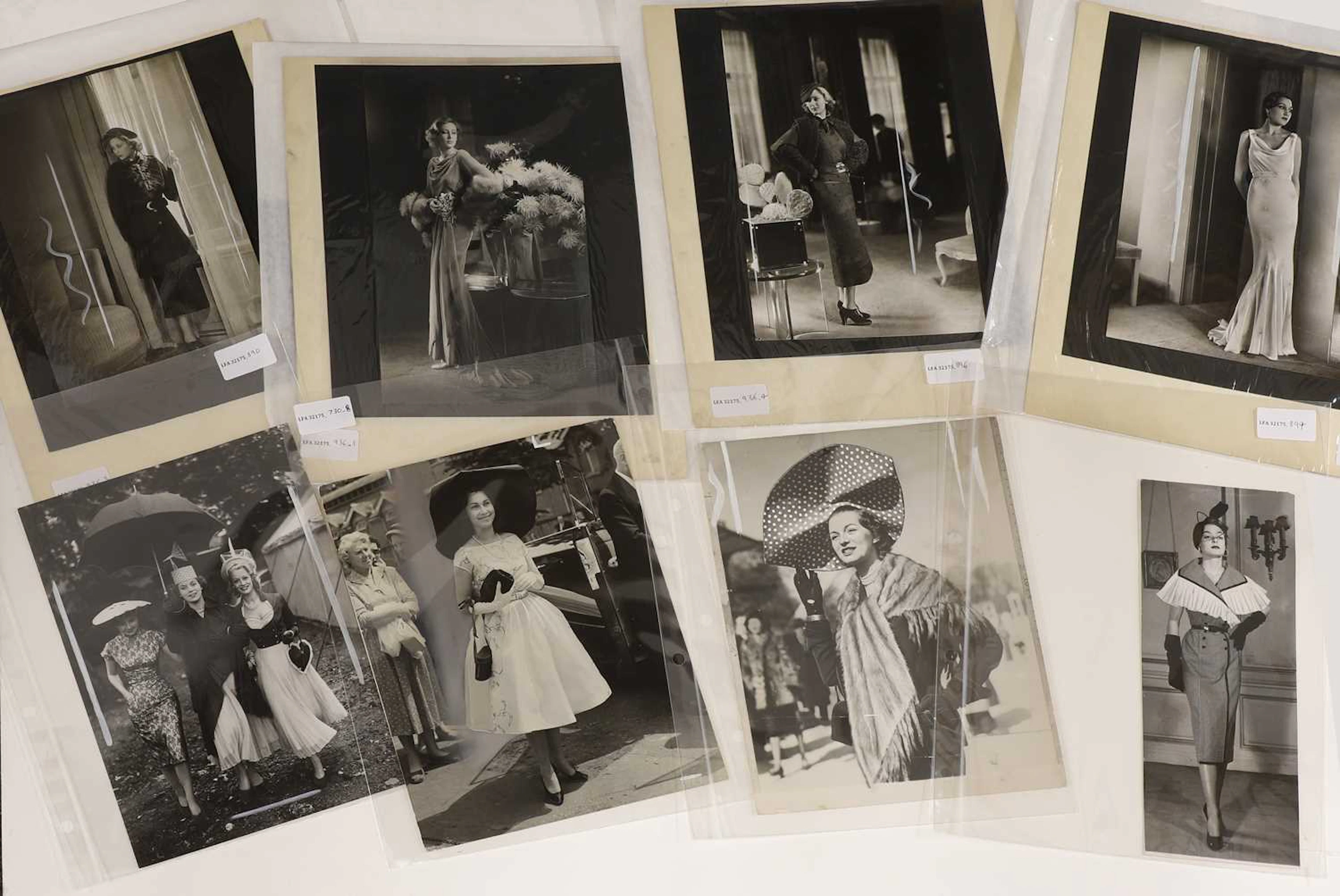 A collection of fashion press photographs
