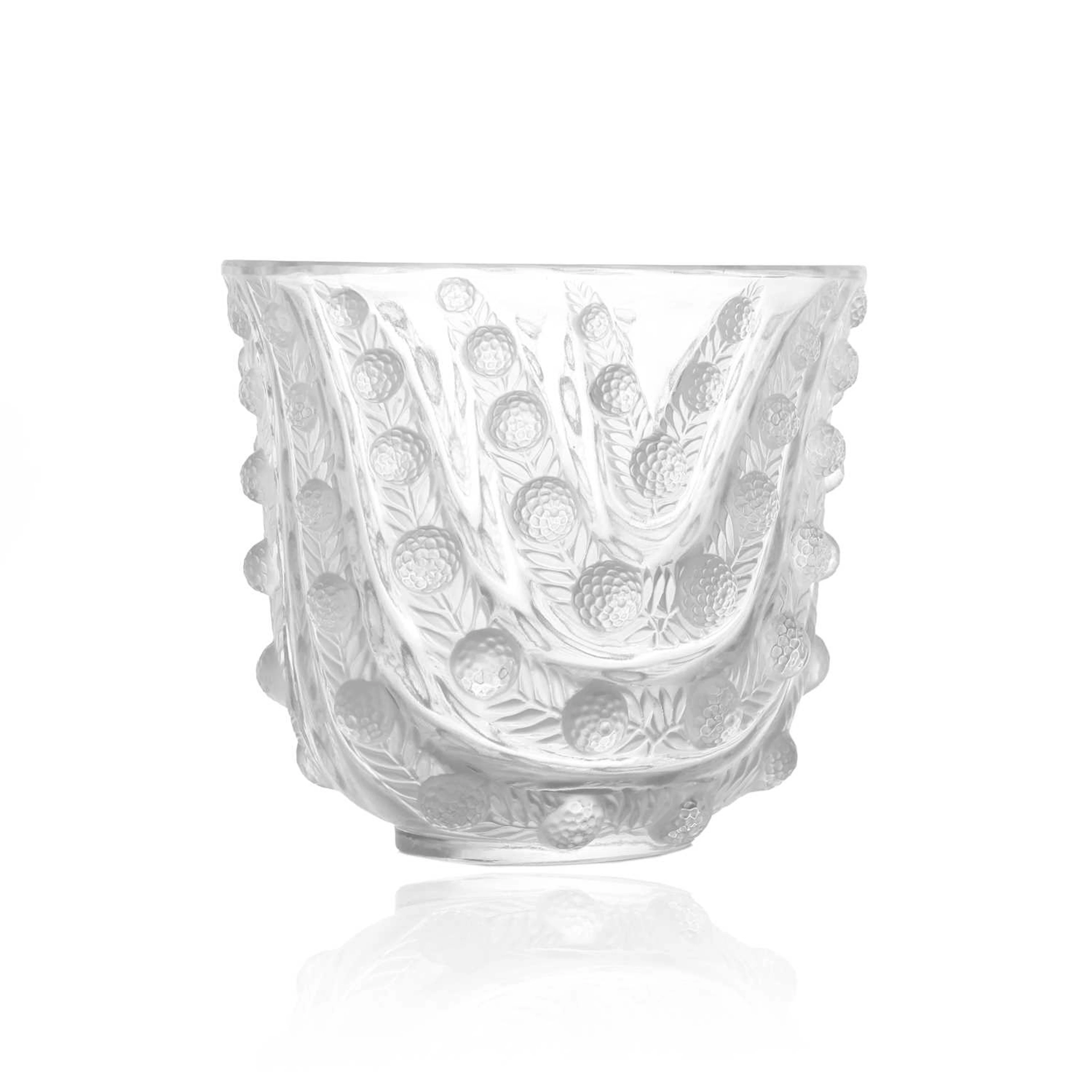 A Lalique 'Vichy' vase mid-20th century, French