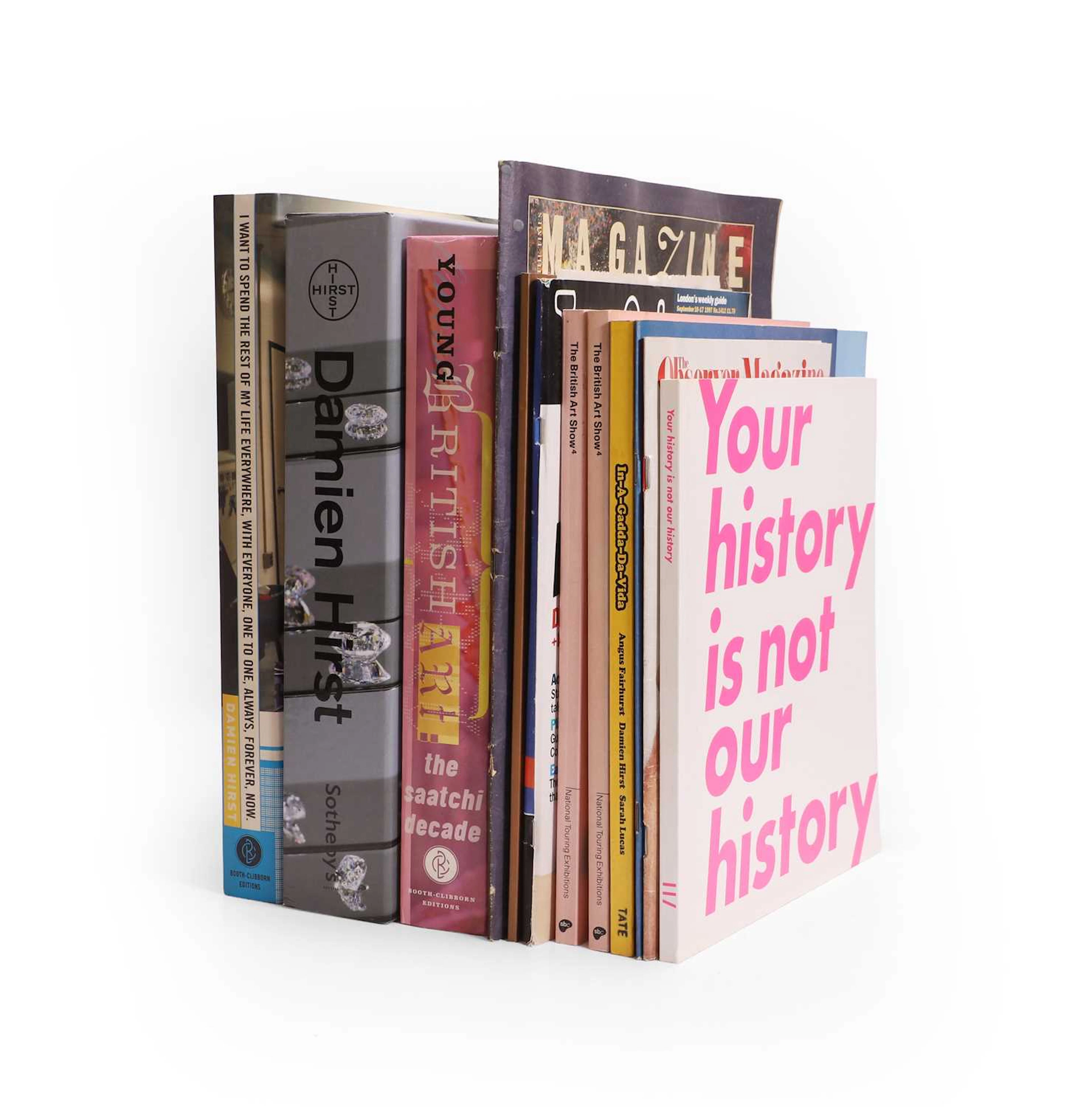 Damien Hirst (British, b.1965) A group of books, catalogues and articles