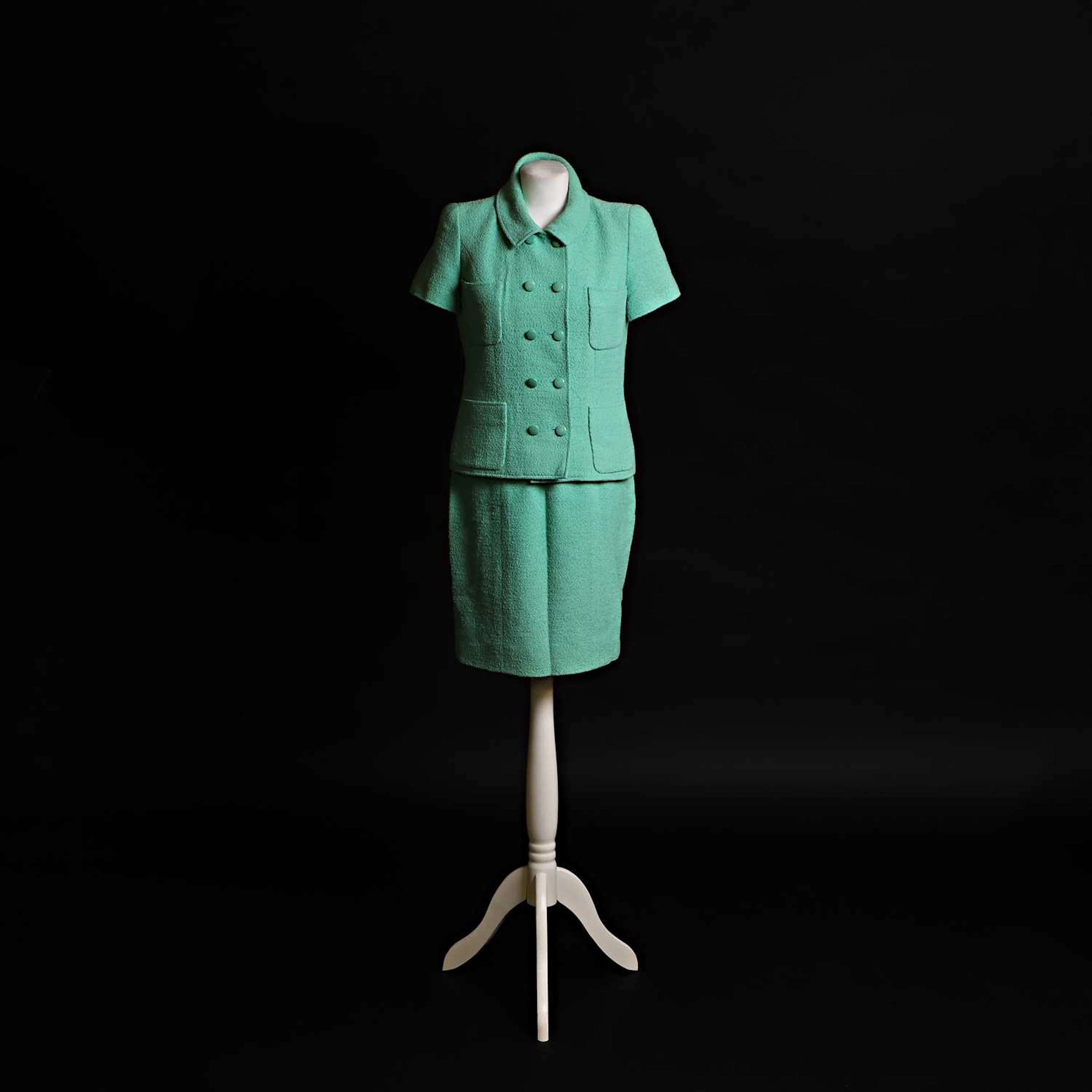 A Chanel skirt suit