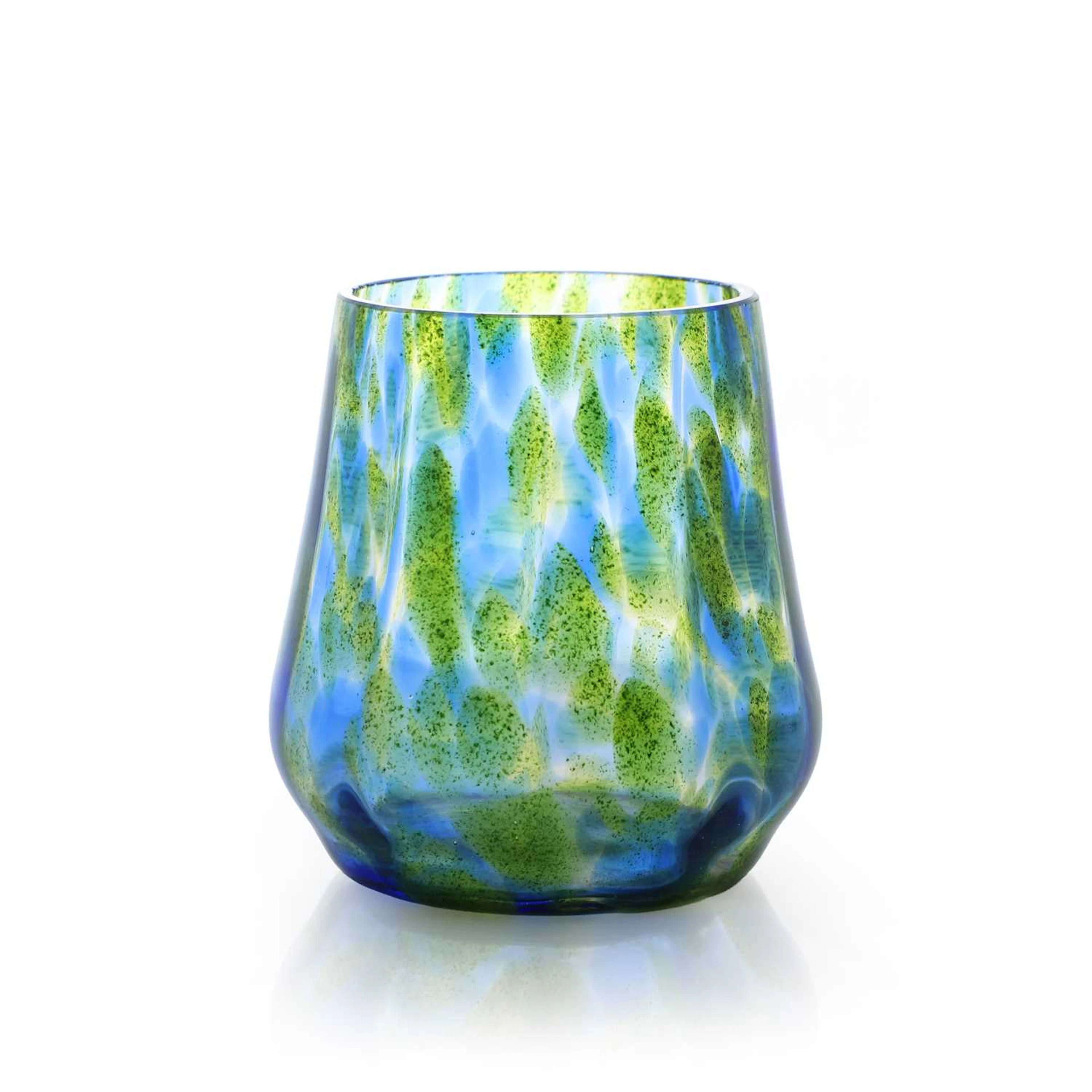 An Arts and Crafts glass vase circa 1900, possibly by Stuart & Sons