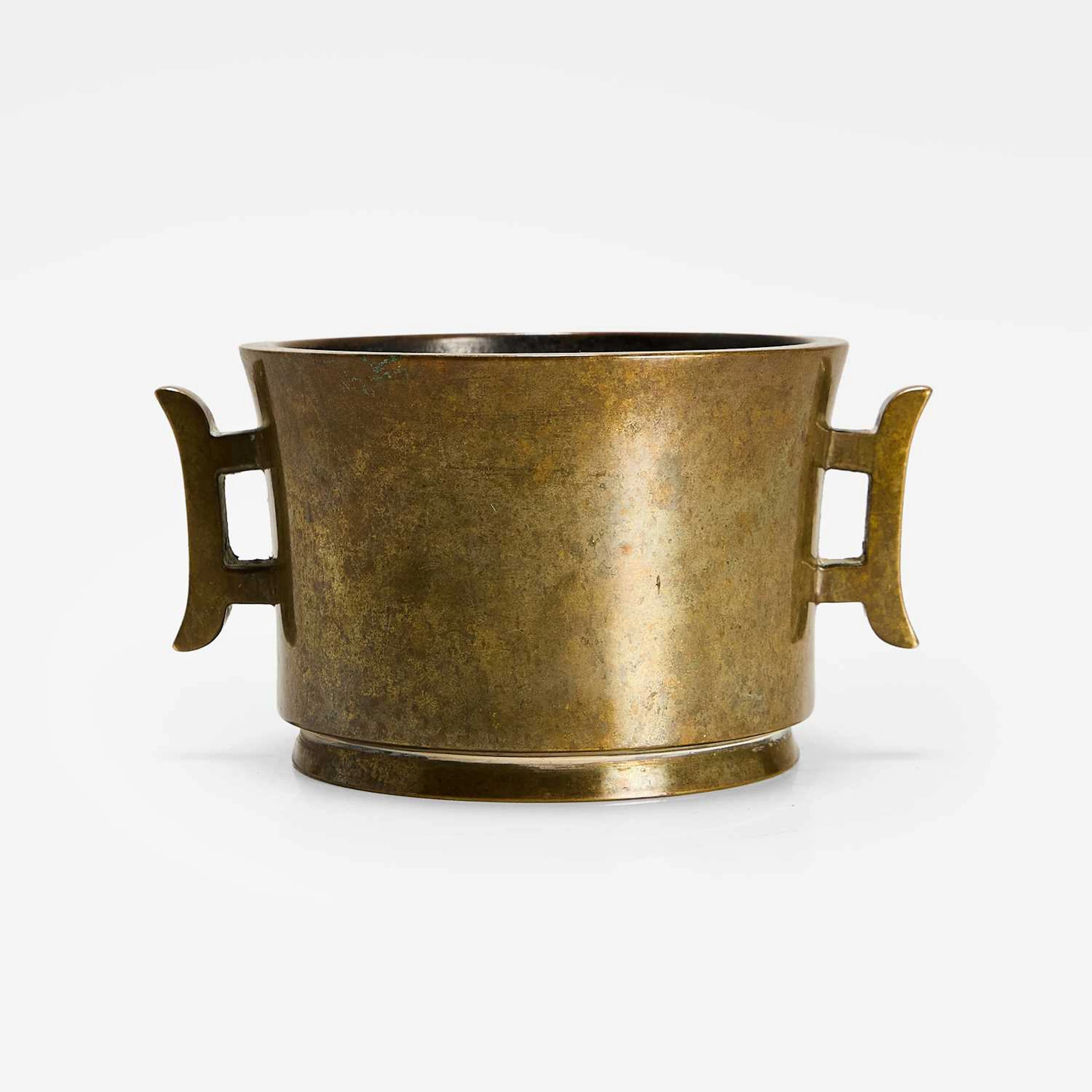 A Chinese bronze incense burner Qing dynasty (1644-1911)