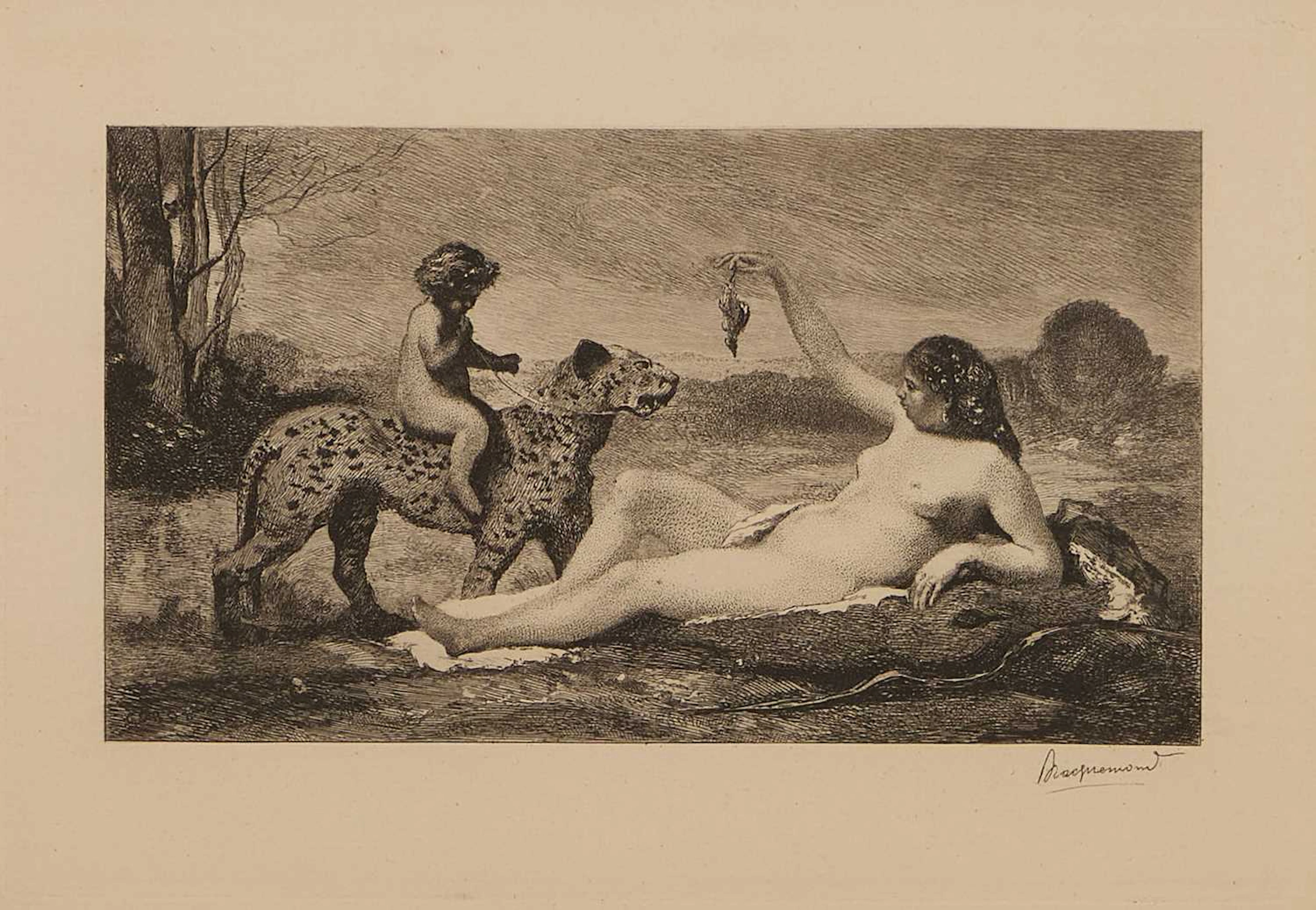 Félix Bracquemond (1833–1914) after Jean-Baptiste Camille Corot 'The