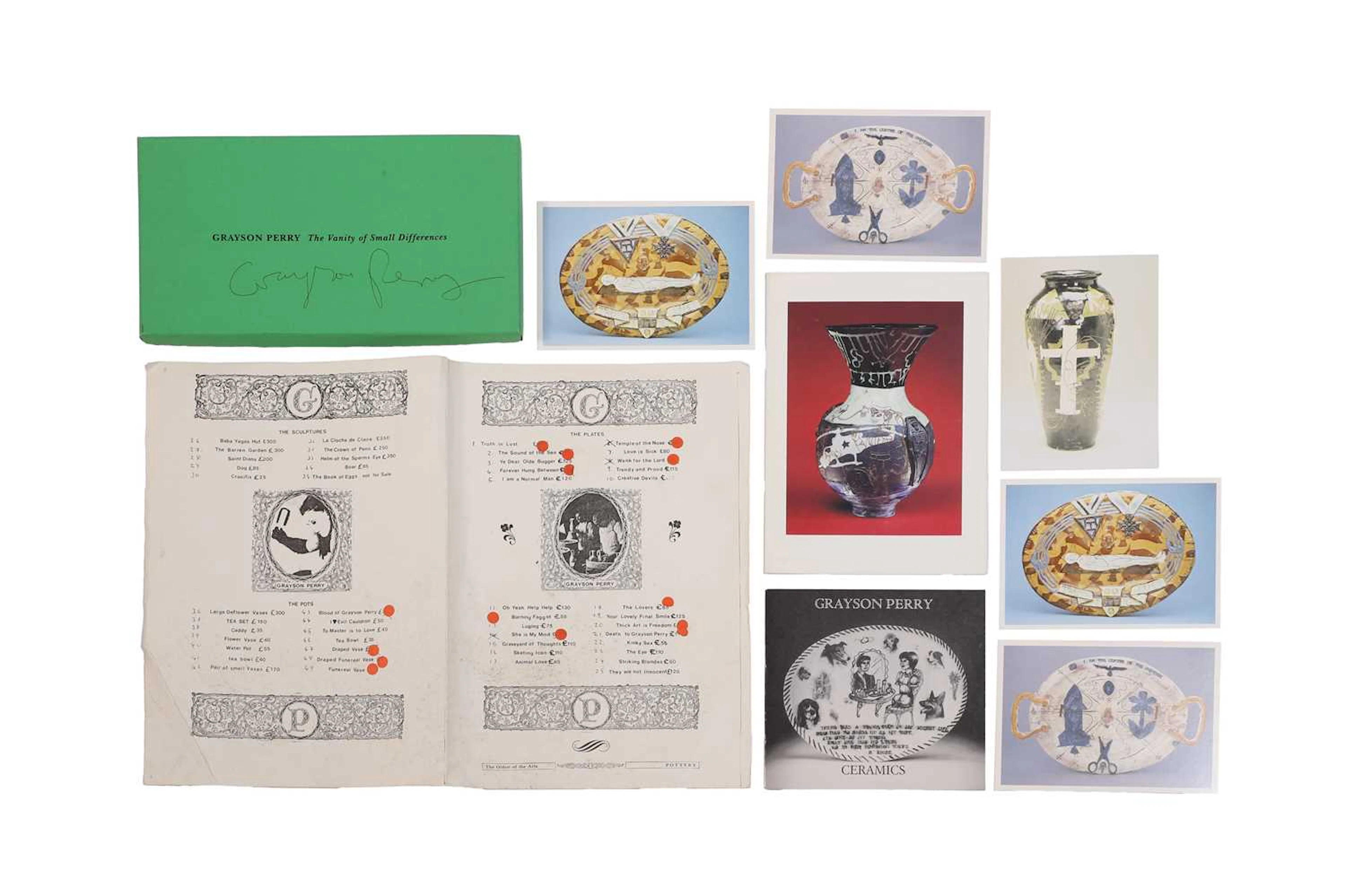 Sir Grayson Perry RA (British, b.1960) A price list and two private