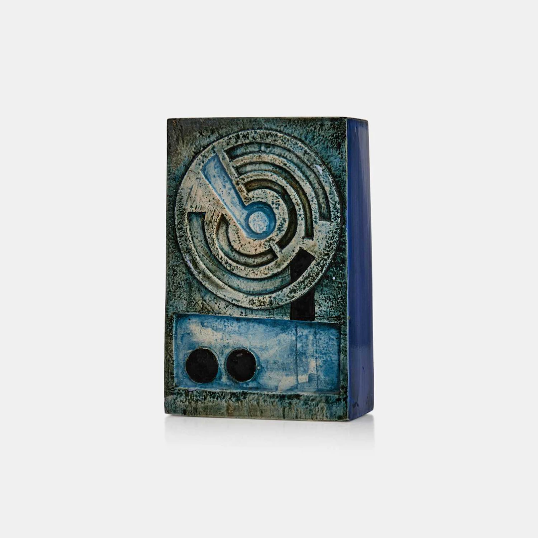 Avril Bennett and Honor Curtis for Troika Pottery two rectangular vases