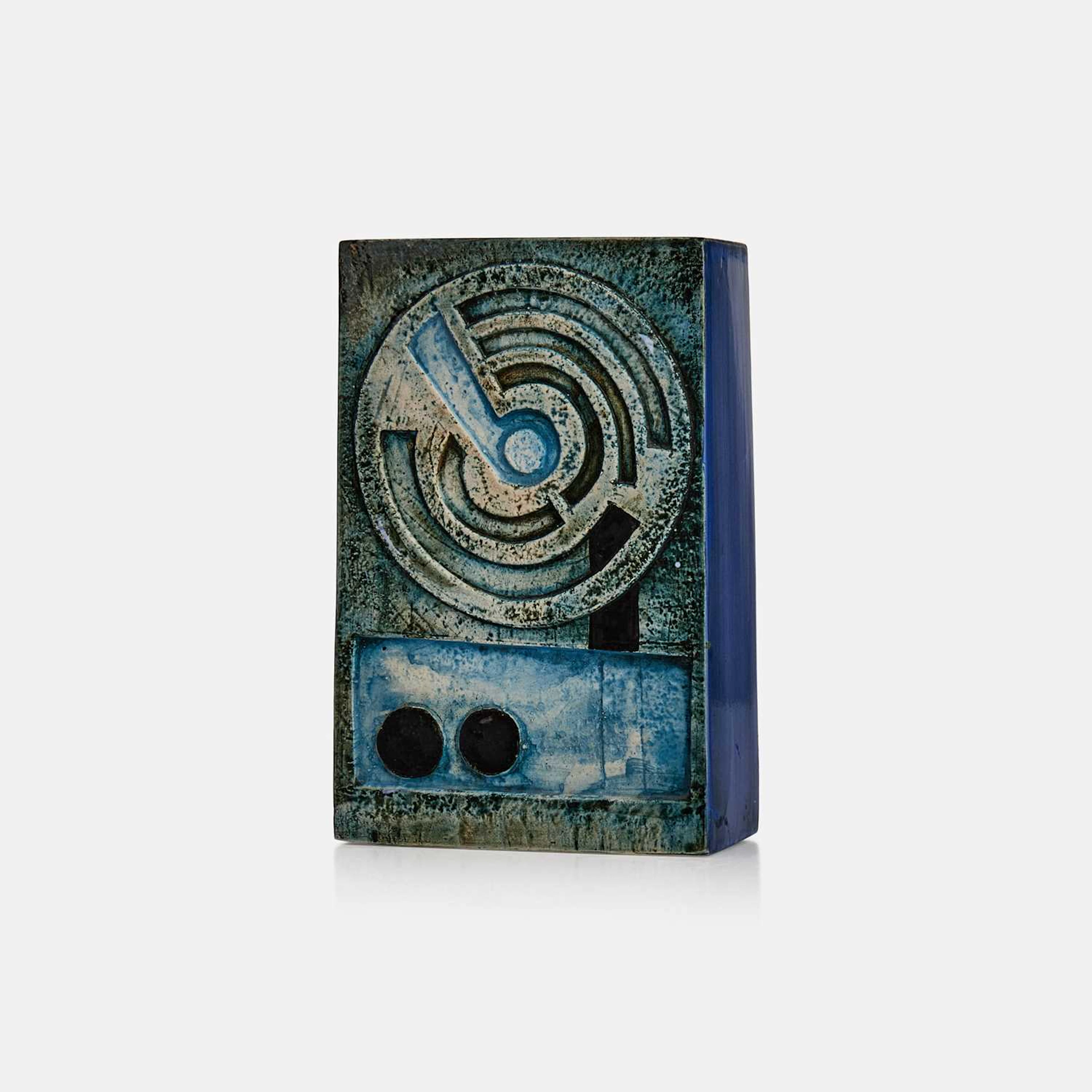 Avril Bennett and Honor Curtis for Troika Pottery two rectangular vases