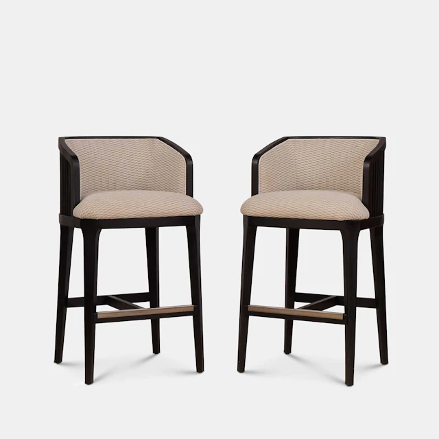 Coco Wolf a pair of 'Largo' bar stools