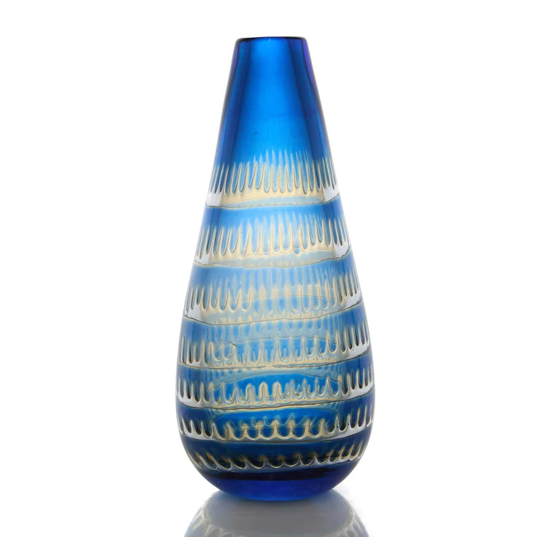 Edvin Öhrström (Swedish, 1906-1994) for Orrefors an Ariel vase, circa 1957