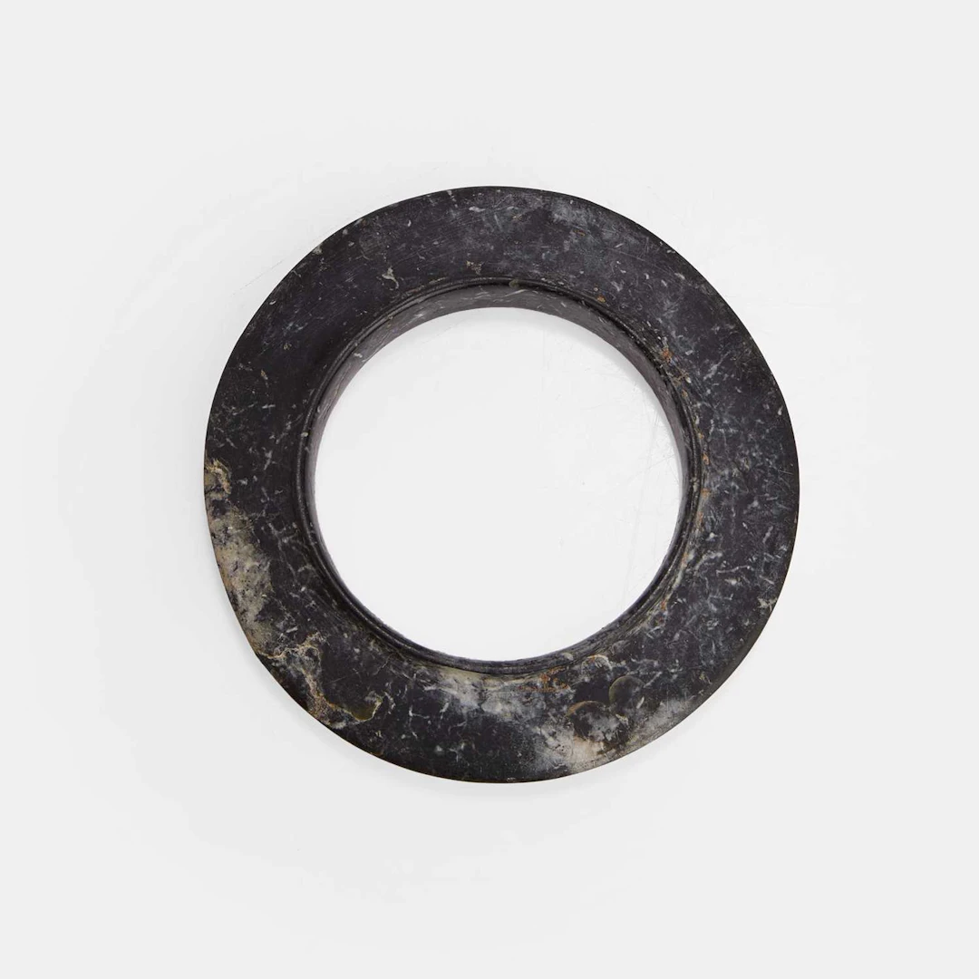 A Chinese collared jade disc Shang dynasty (circa 1600-1100 BCE)
