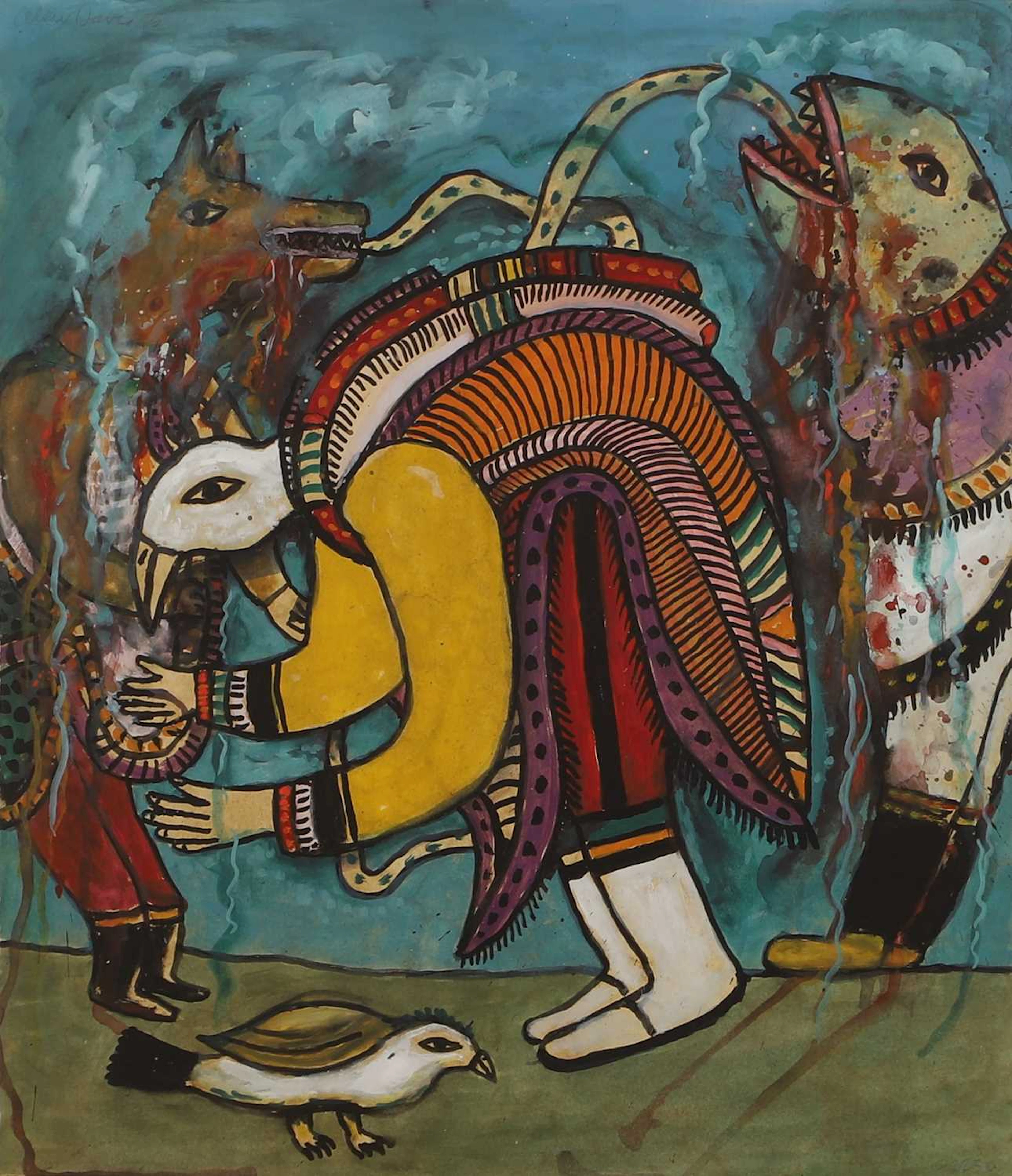 ▲ Alan Davie RA (British, 1920-2014) 'Shaman Dance No. 1'