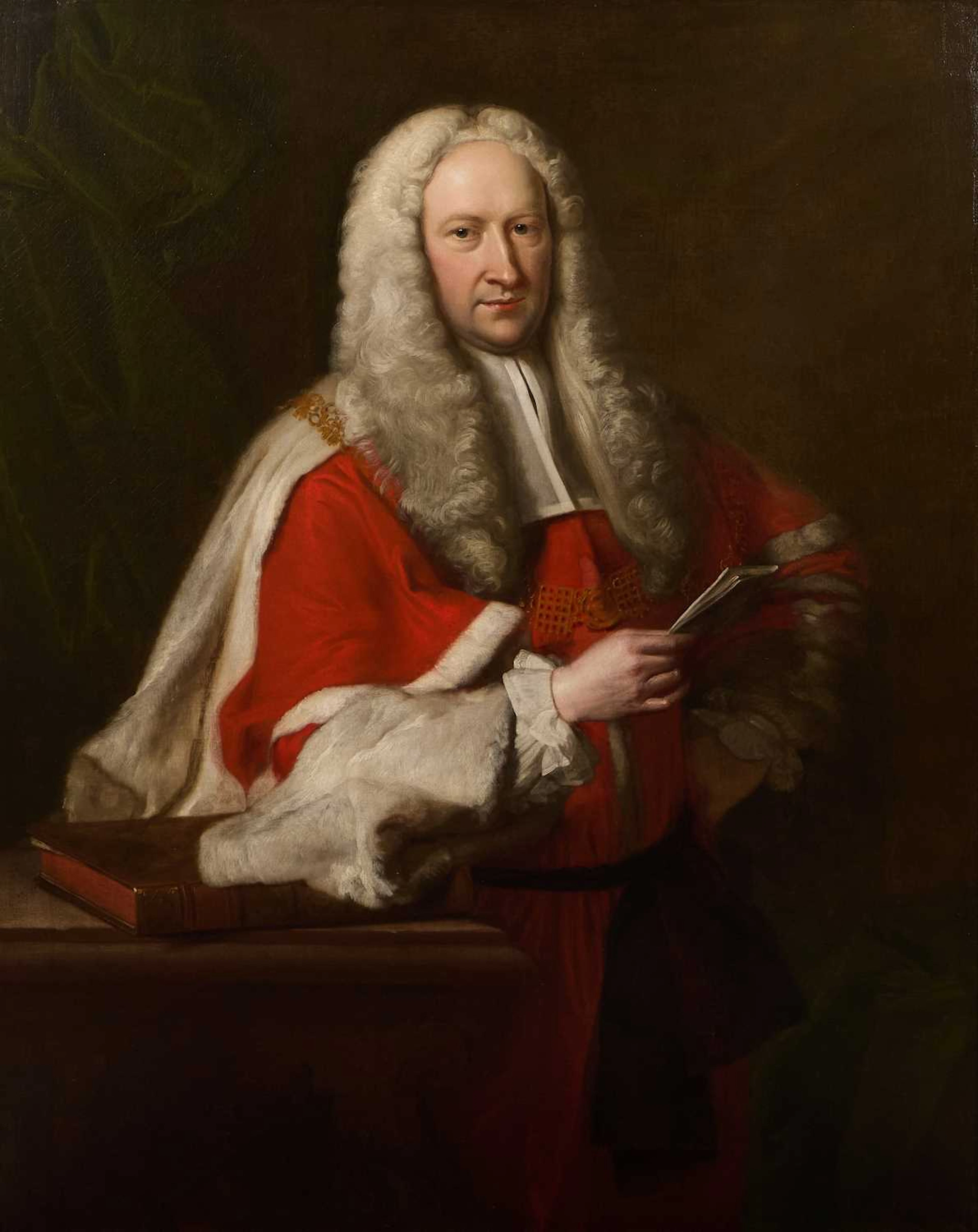 Thomas Hudson (British, 1701-1779) and Studio Portrait of Sir John