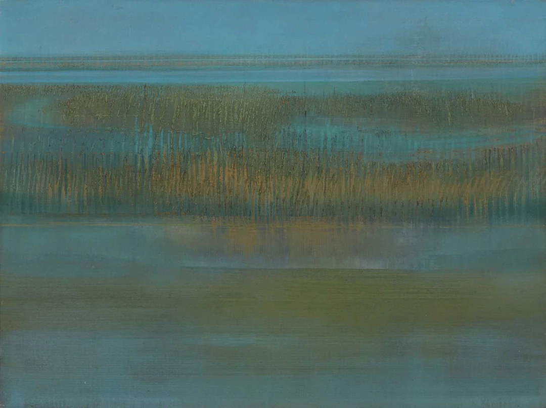▲ Denis Wirth-Miller (British, 1915-2010) 'Marsh Landscape'