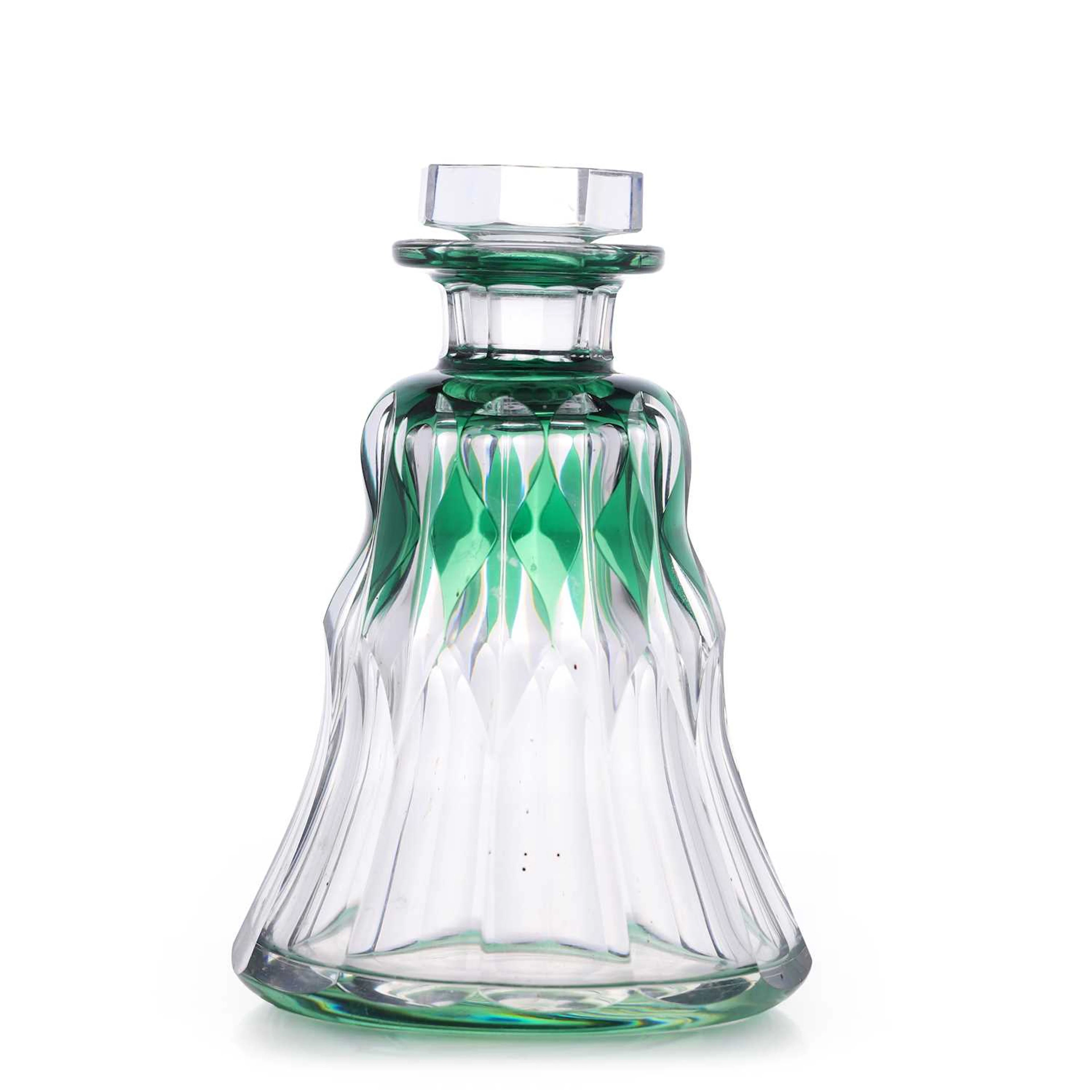A Val St Lambert decanter mid-20th century, Belgian