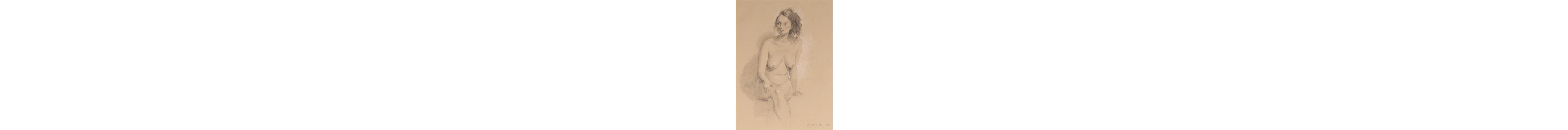 ▲ Harry Holland (British, b.1941) Seated nude