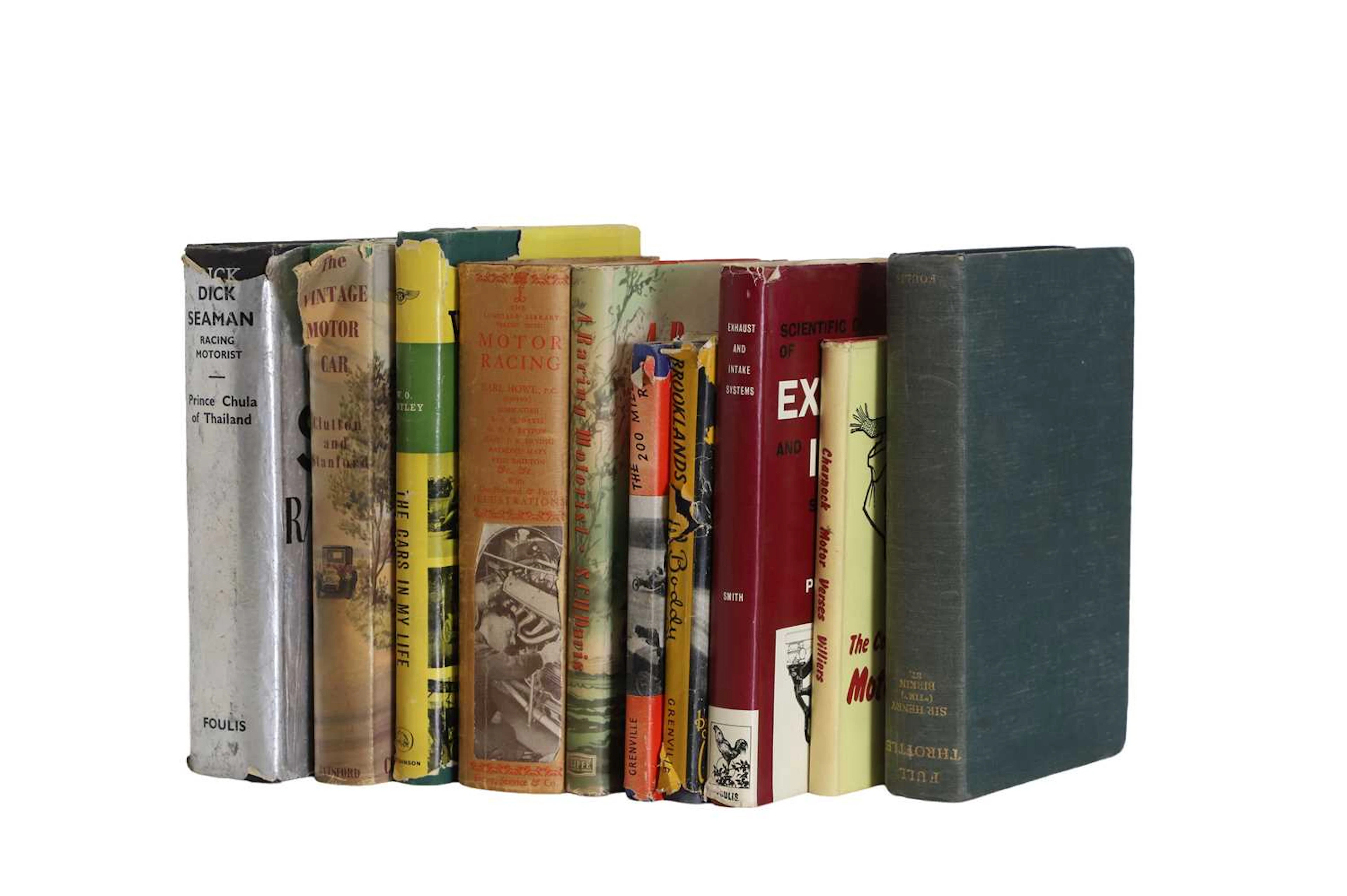 A group of motor racing related books 1930s and later