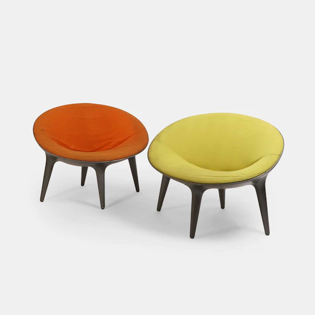 Philippe Starck (French, b.1949) for Cassina a pair of 'Strange Thing' chairs
