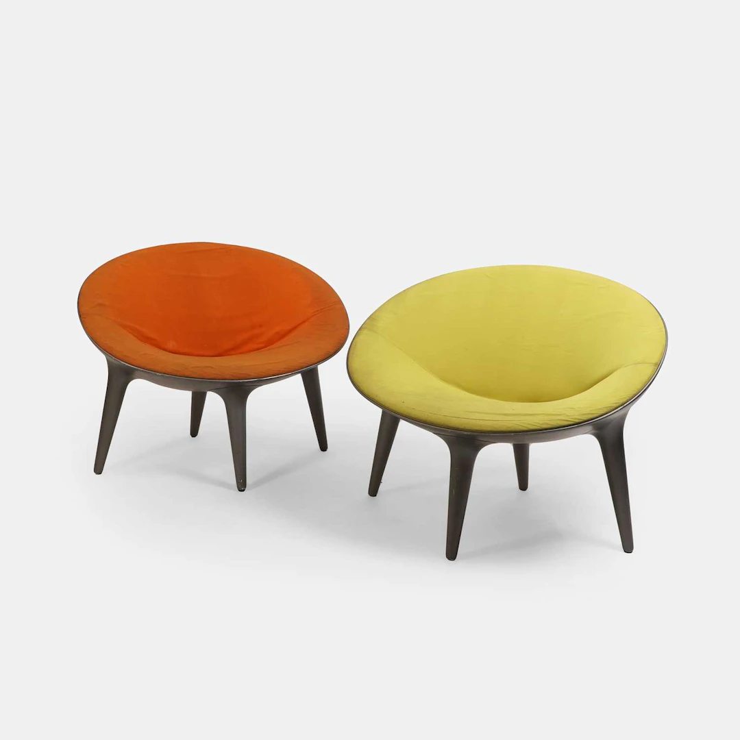 Philippe Starck (French, b.1949) for Cassina a pair of 'Strange Thing' chairs