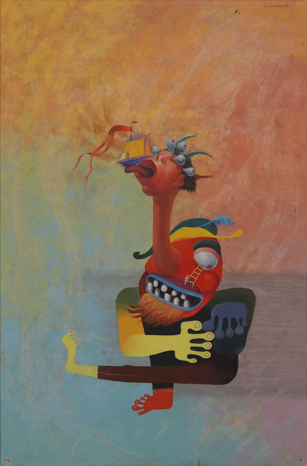 ▲ Reuben Mednikoff (British, 1906-1972) Untitled (Sept 21 1941)