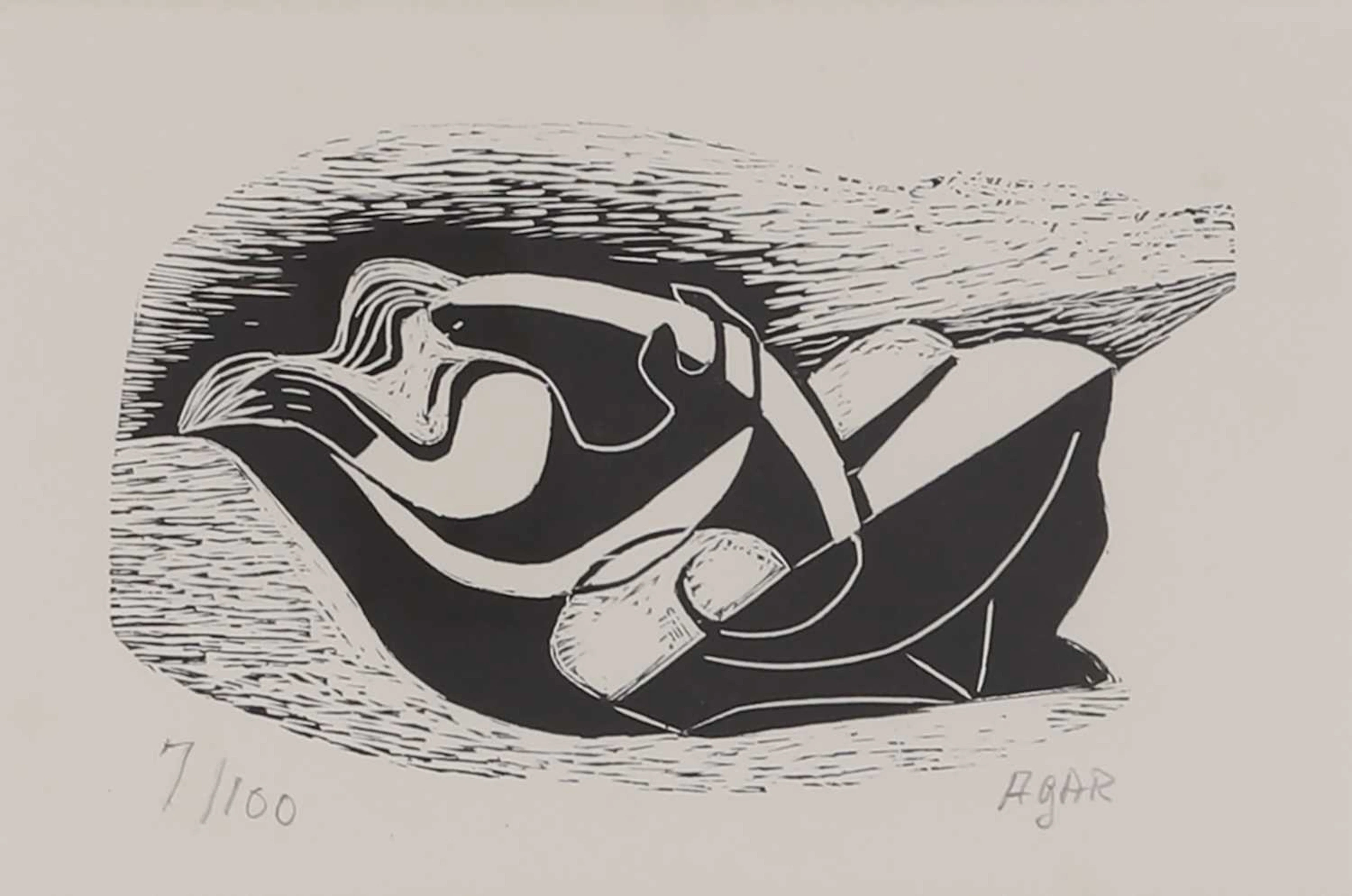 ▲ Eileen Agar RA (Argentinian-British, 1899-1991) 'Two Lovers', 1931