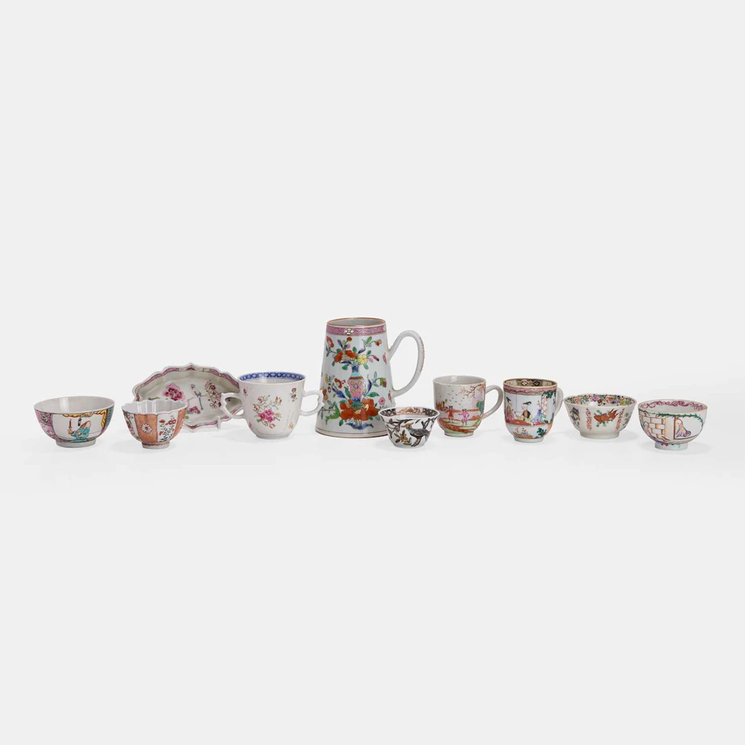 A collection of Chinese export famille rose 18th century or later