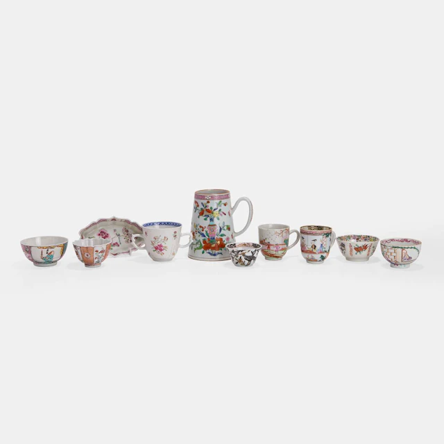 A collection of Chinese export famille rose 18th century or later