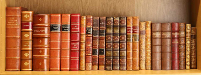FINE BINDINGS, including: Shakespeare's works, complete in one vol.