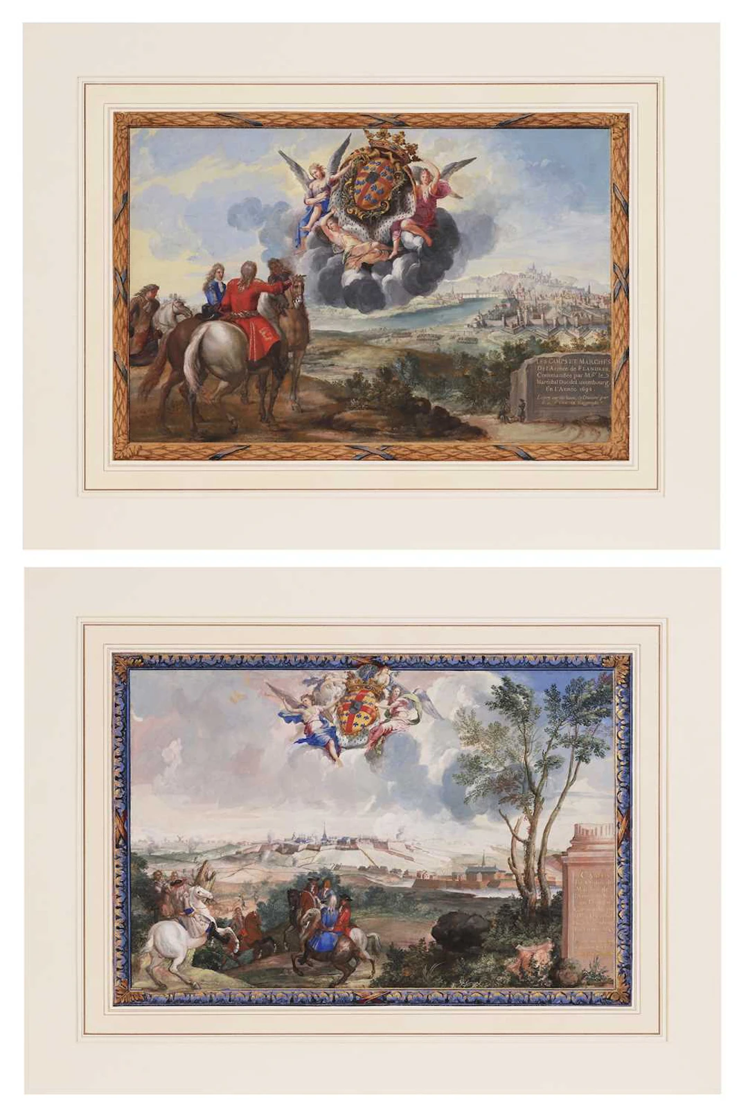 Pierre Jacques Pennier (French, late 17th century) ‘Les Camps et Marches