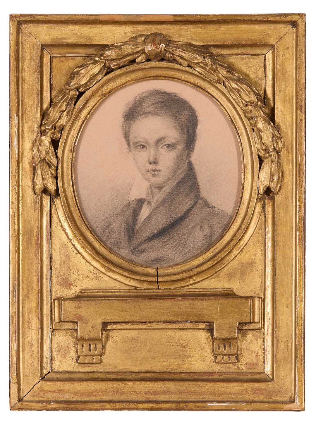French School, early 19th century Portrait of a boy, head and shoulders