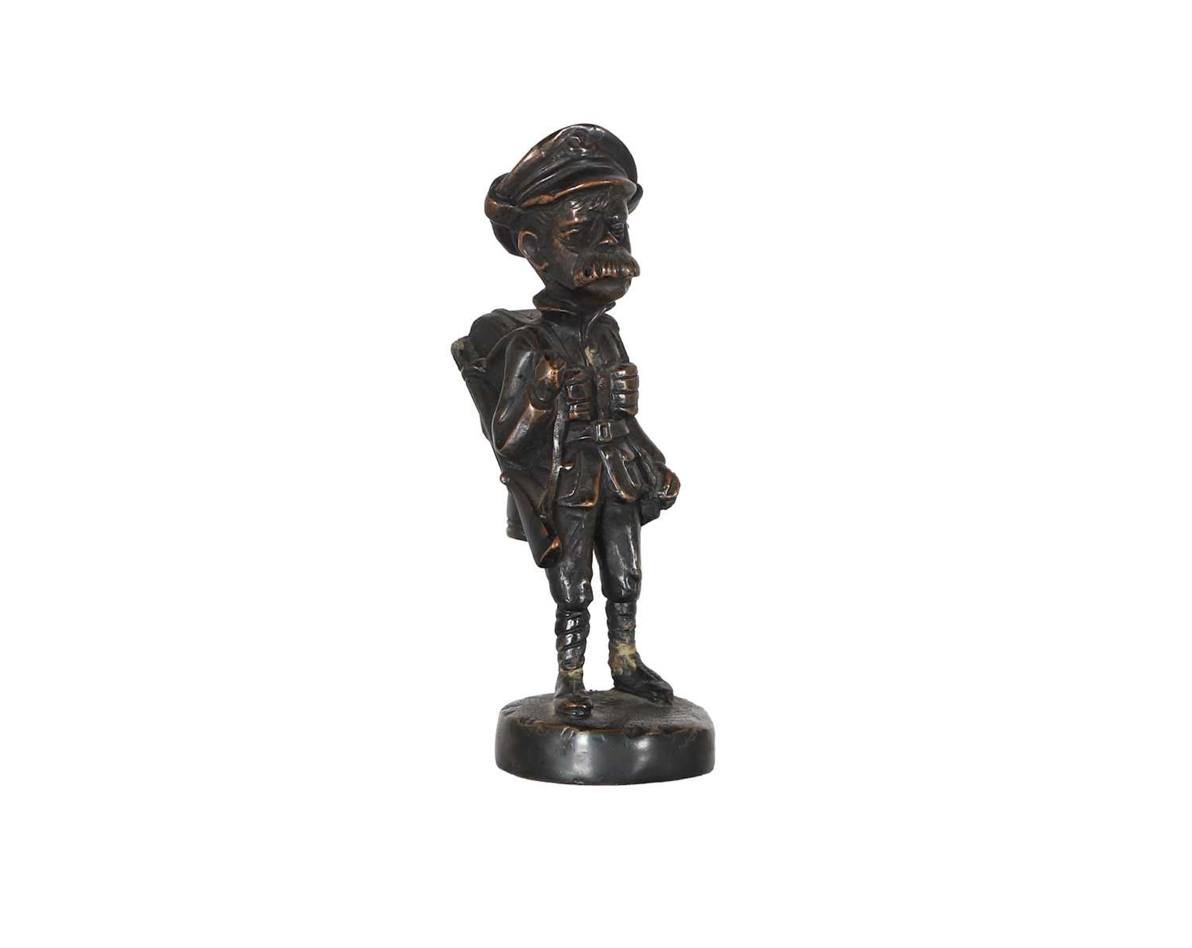 A standing 'Old Bill' mascot 20th century