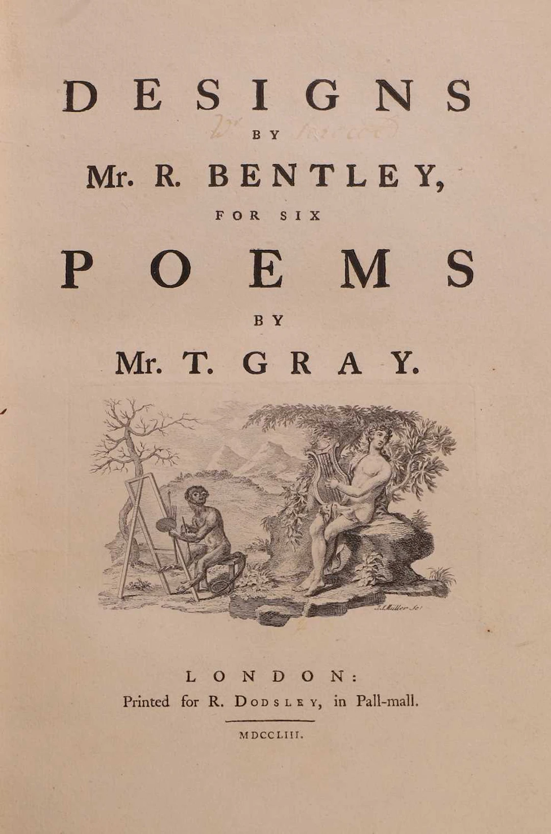 GRAY, Thomas; Mr. R. Bentley: Designs by Mr. R. Bentley for Six Poems