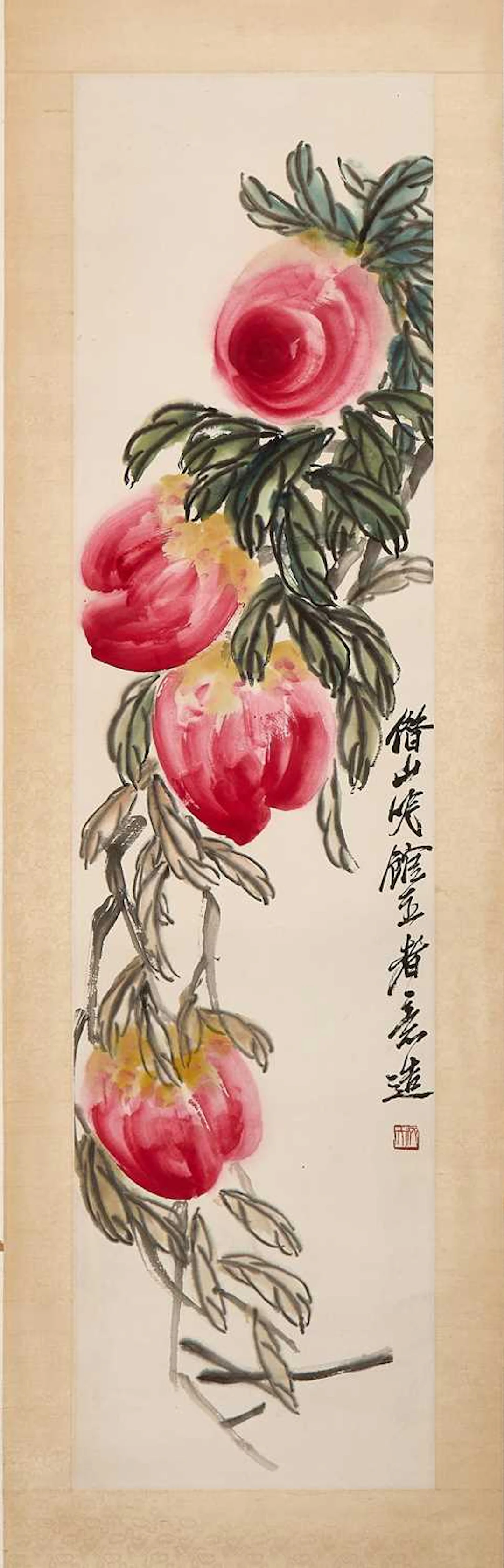 A Chinese gouache painting 20th century