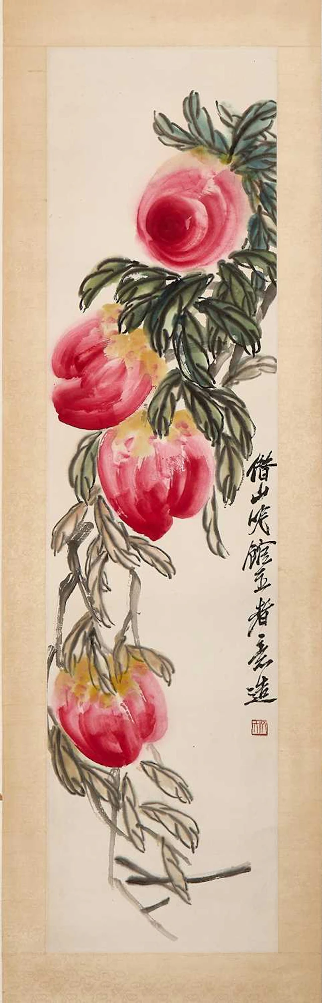 A Chinese gouache painting 20th century