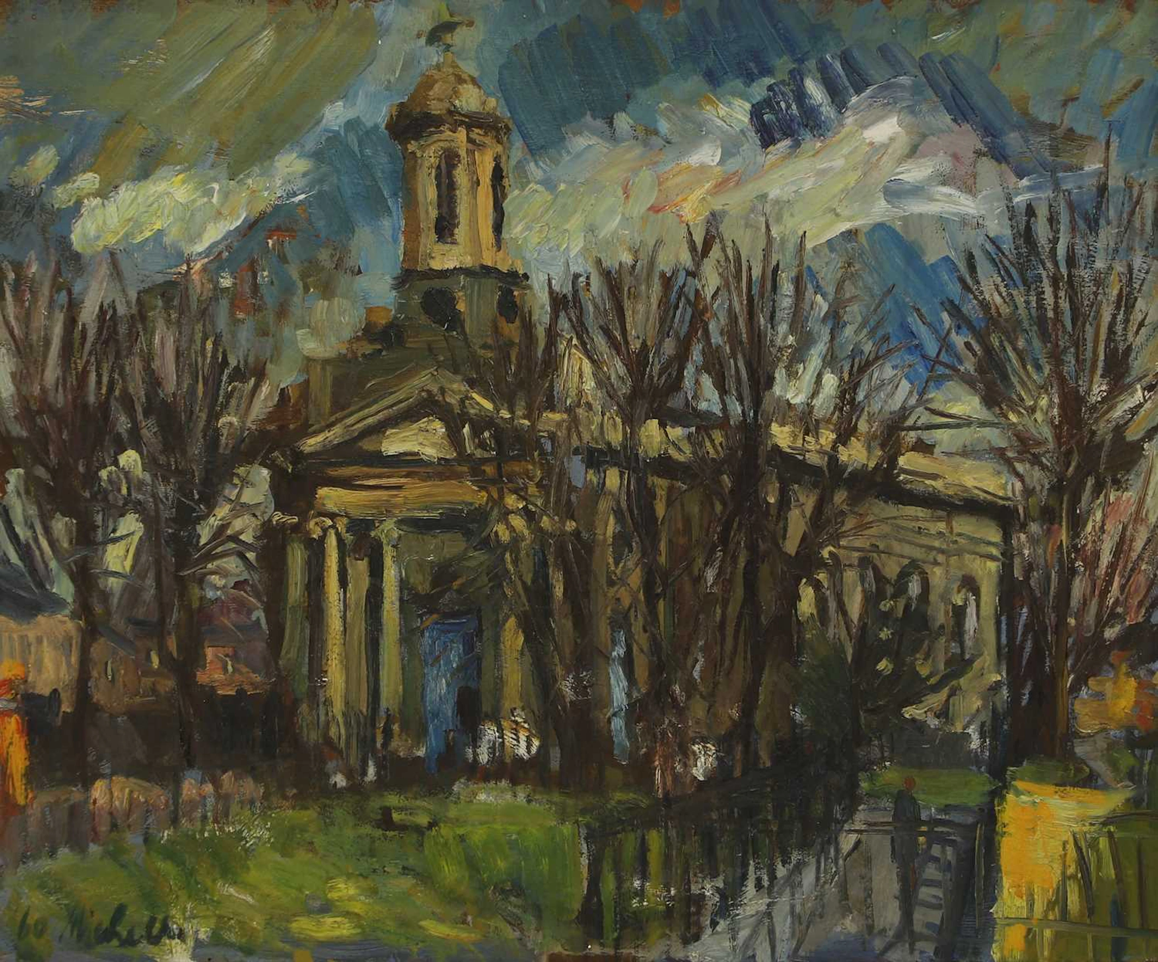 ▲ Keith Michell (Australian, 1926-2015) St John's Church, Downshire Hill