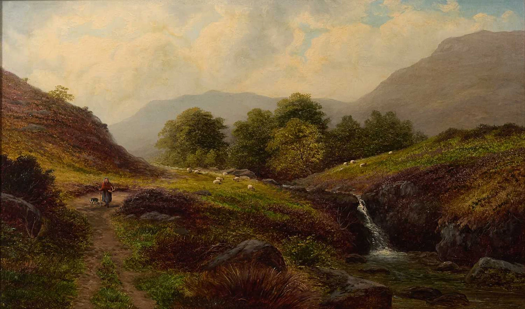 William Mellor (British, 1851-1931) 'View near Grasmere, Westmoreland'