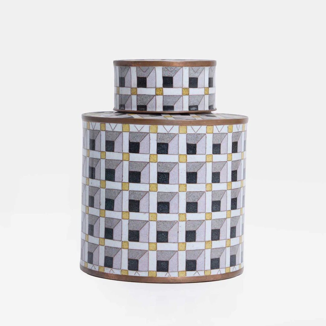 Fabienne Jouvin (French, b.1962) a lidded jar