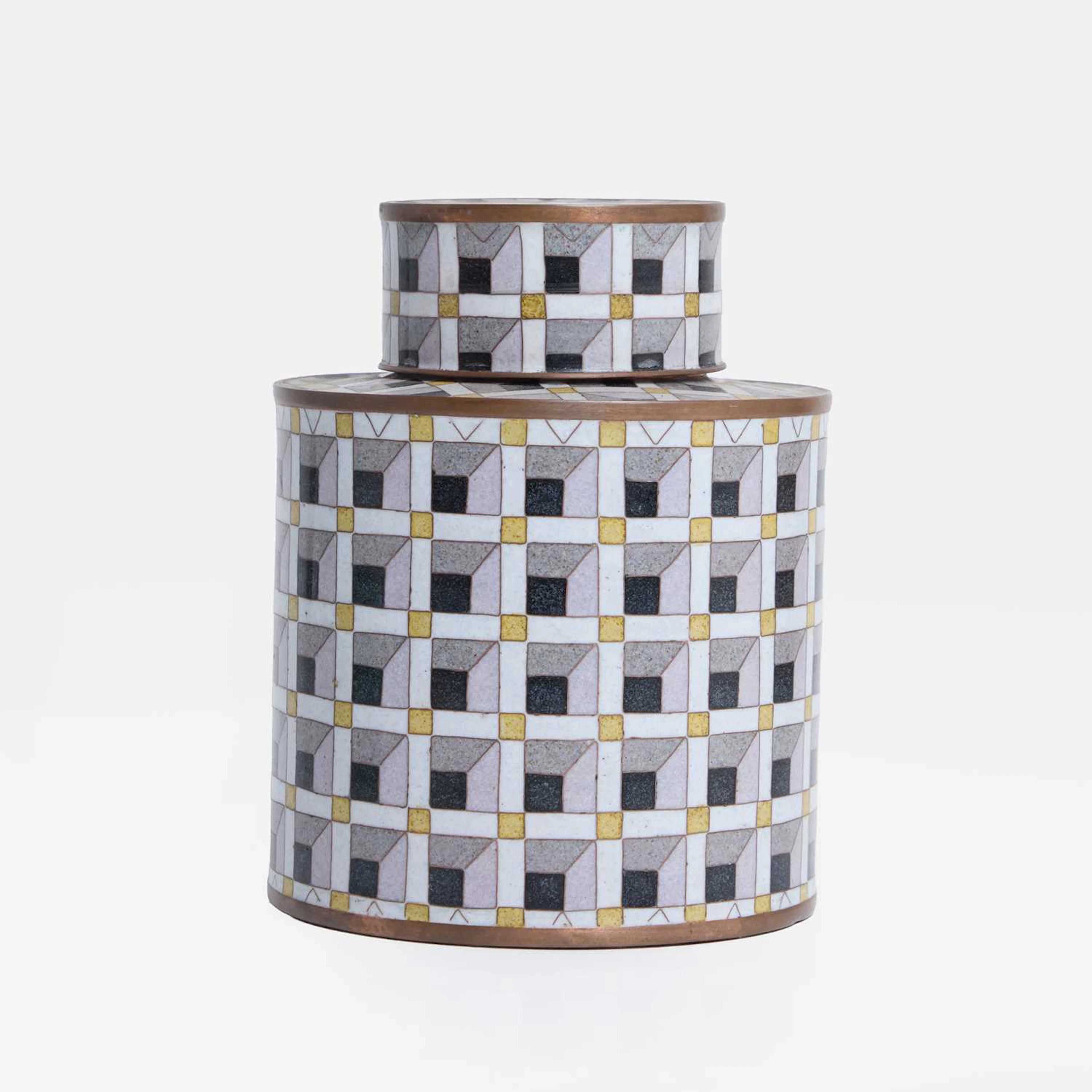 Fabienne Jouvin (French, b.1962) a lidded jar