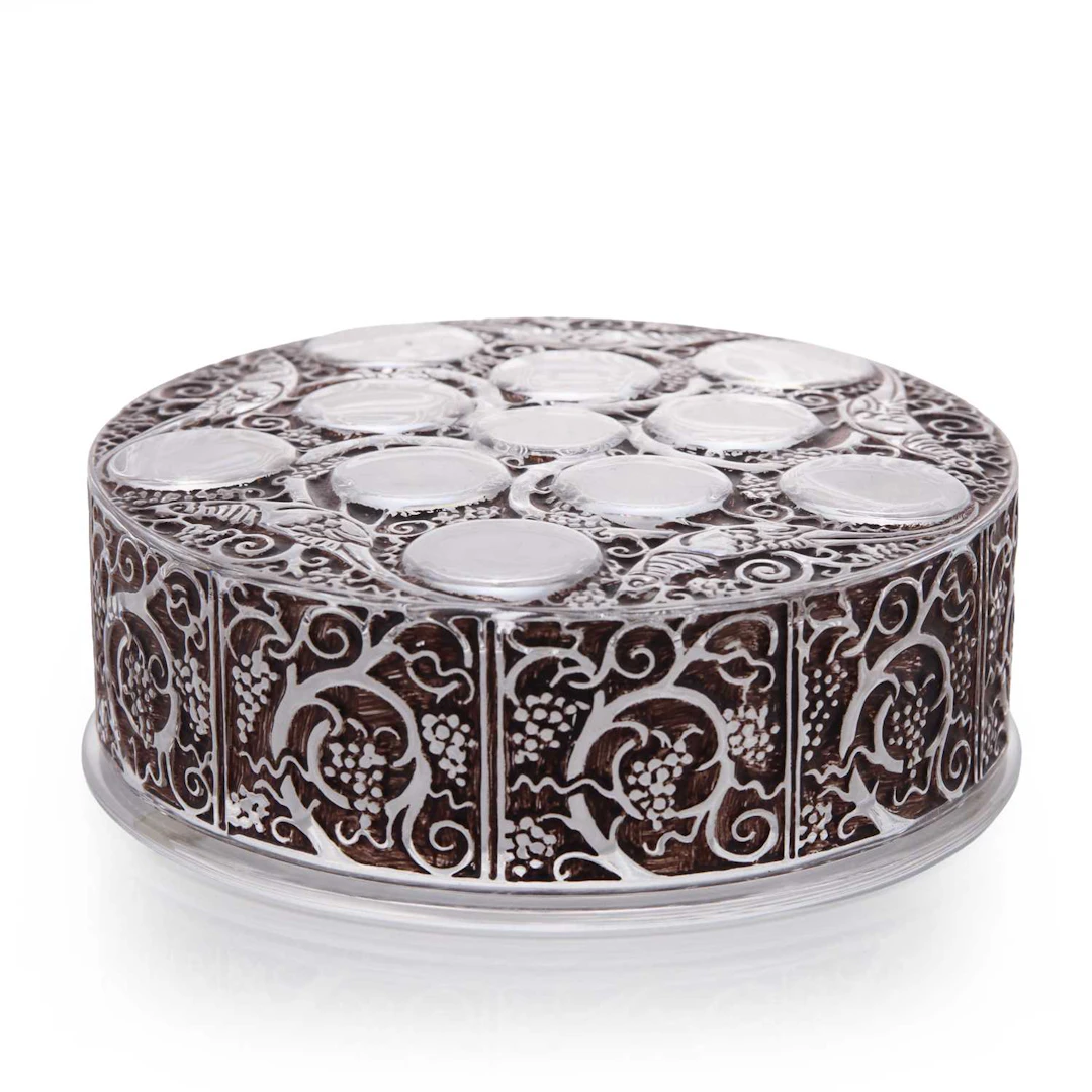 A Lalique 'Roger' box and cover second half of the 20th century, French