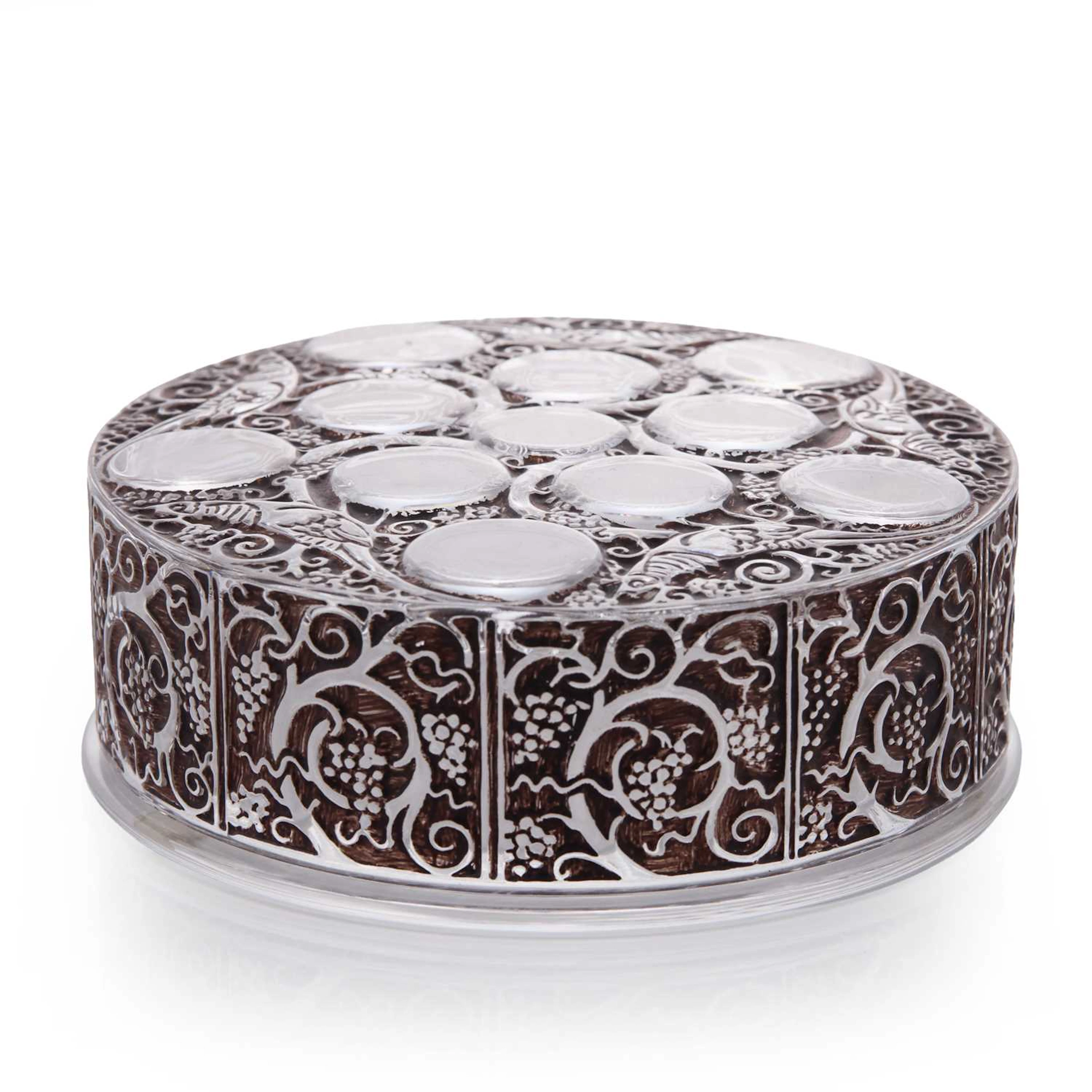 A Lalique 'Roger' box and cover second half of the 20th century, French